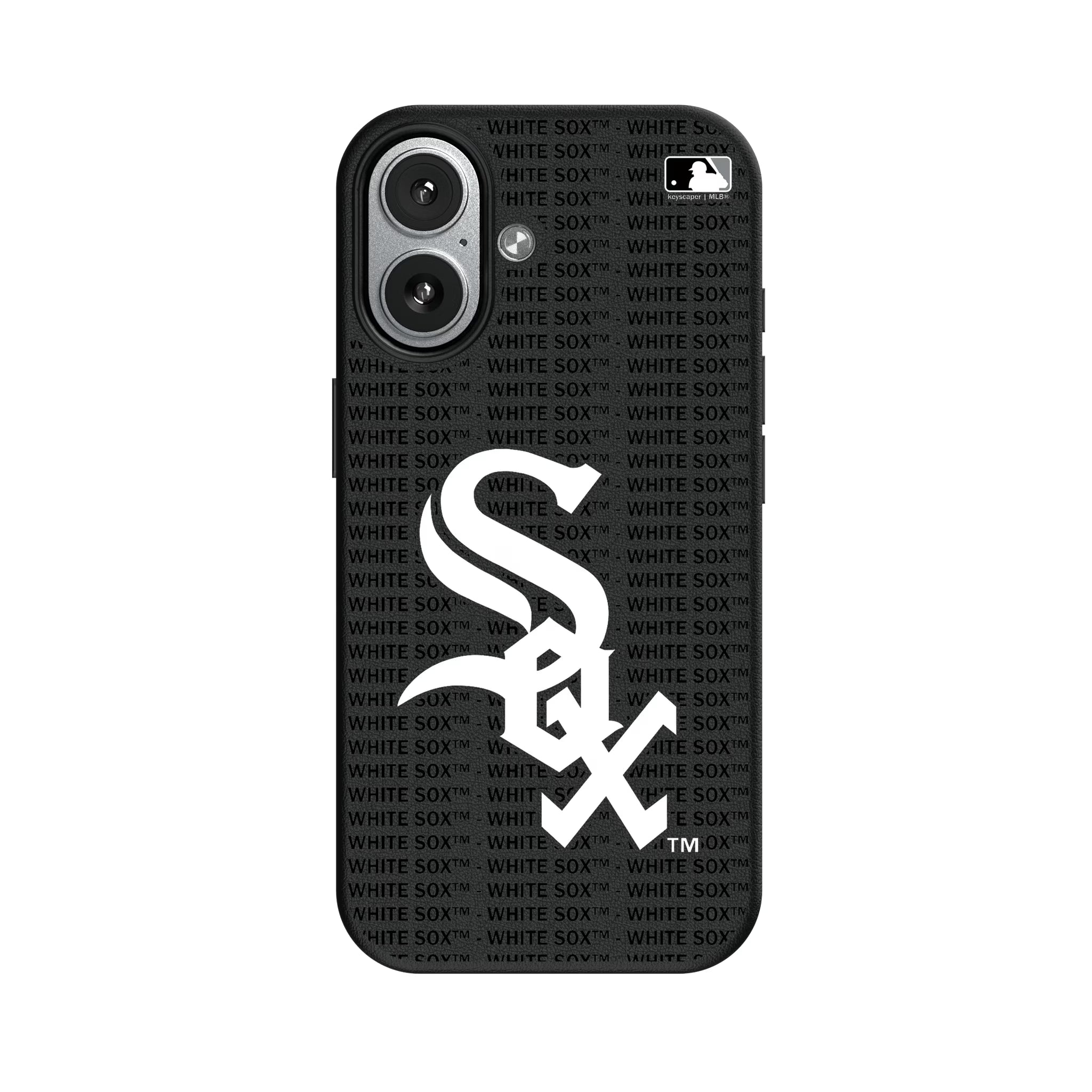 Chicago White Sox Text Backdrop iPhone MagSafe Compatible Phone Case for Apple iPhone#Device_iPhone 17