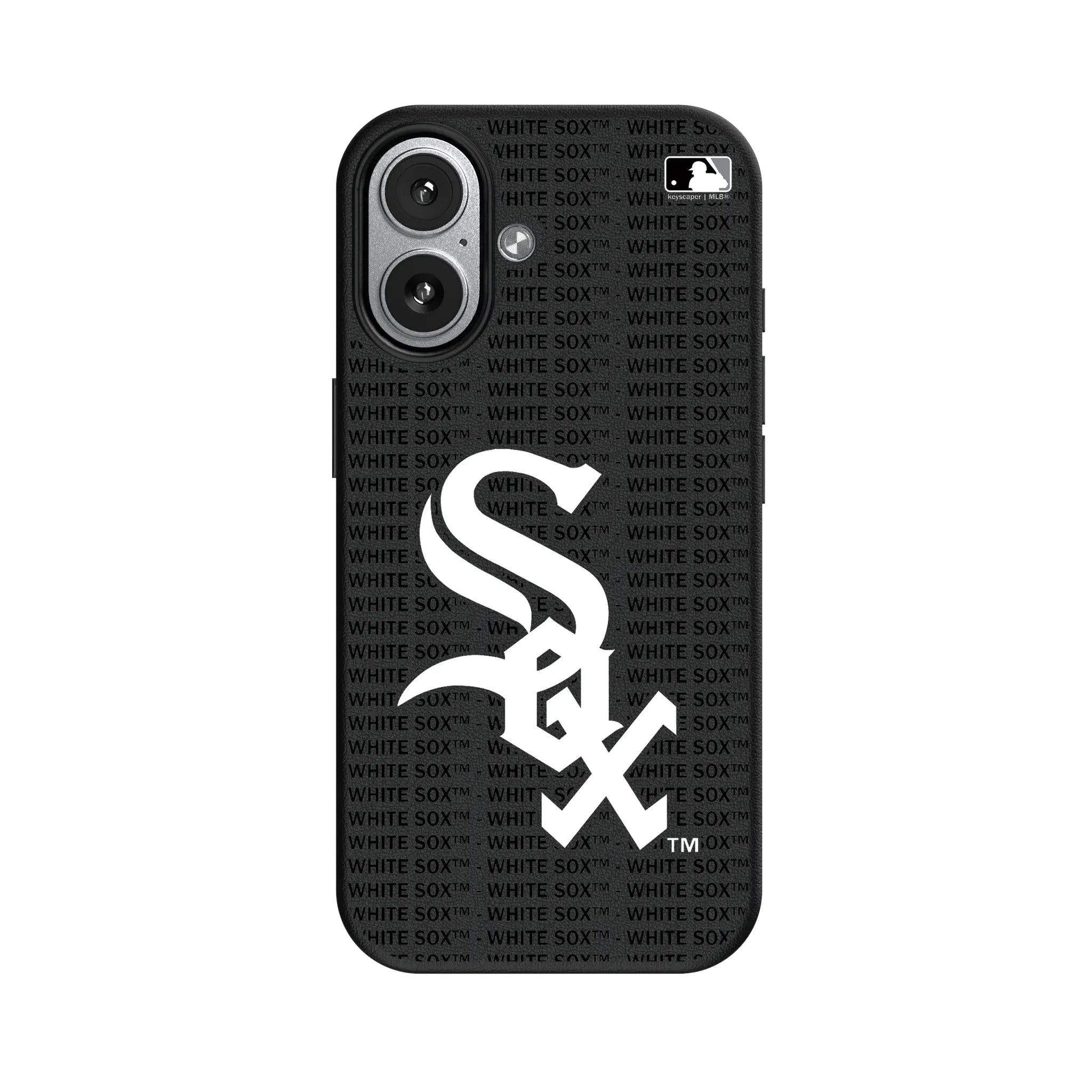 Chicago White Sox Text Backdrop iPhone MagSafe Compatible Phone Case for Apple iPhone#Device_iPhone 17