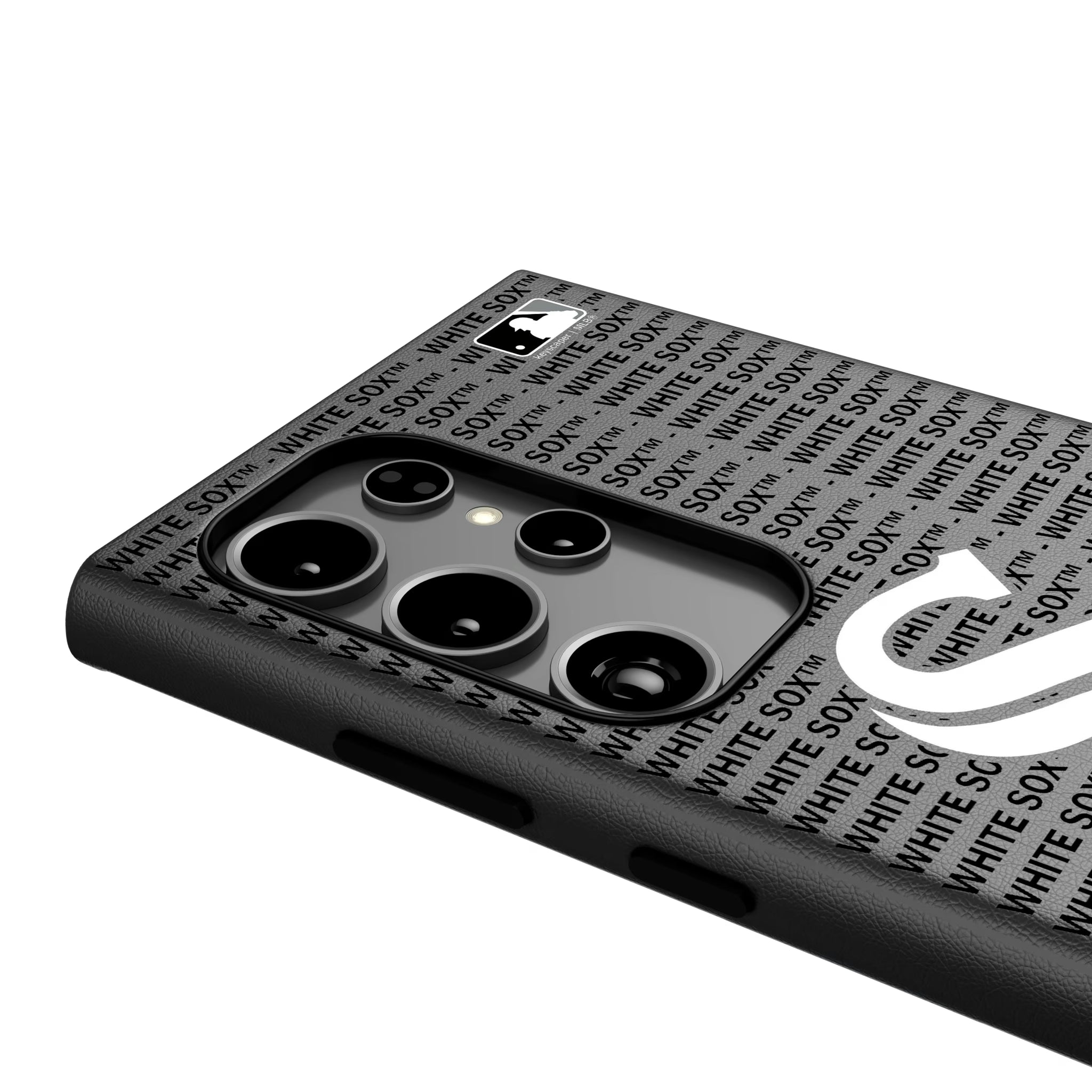 Chicago White Sox Text Backdrop Galaxy MagSafe Compatible Phone Case for Samsung Galaxy - Detail