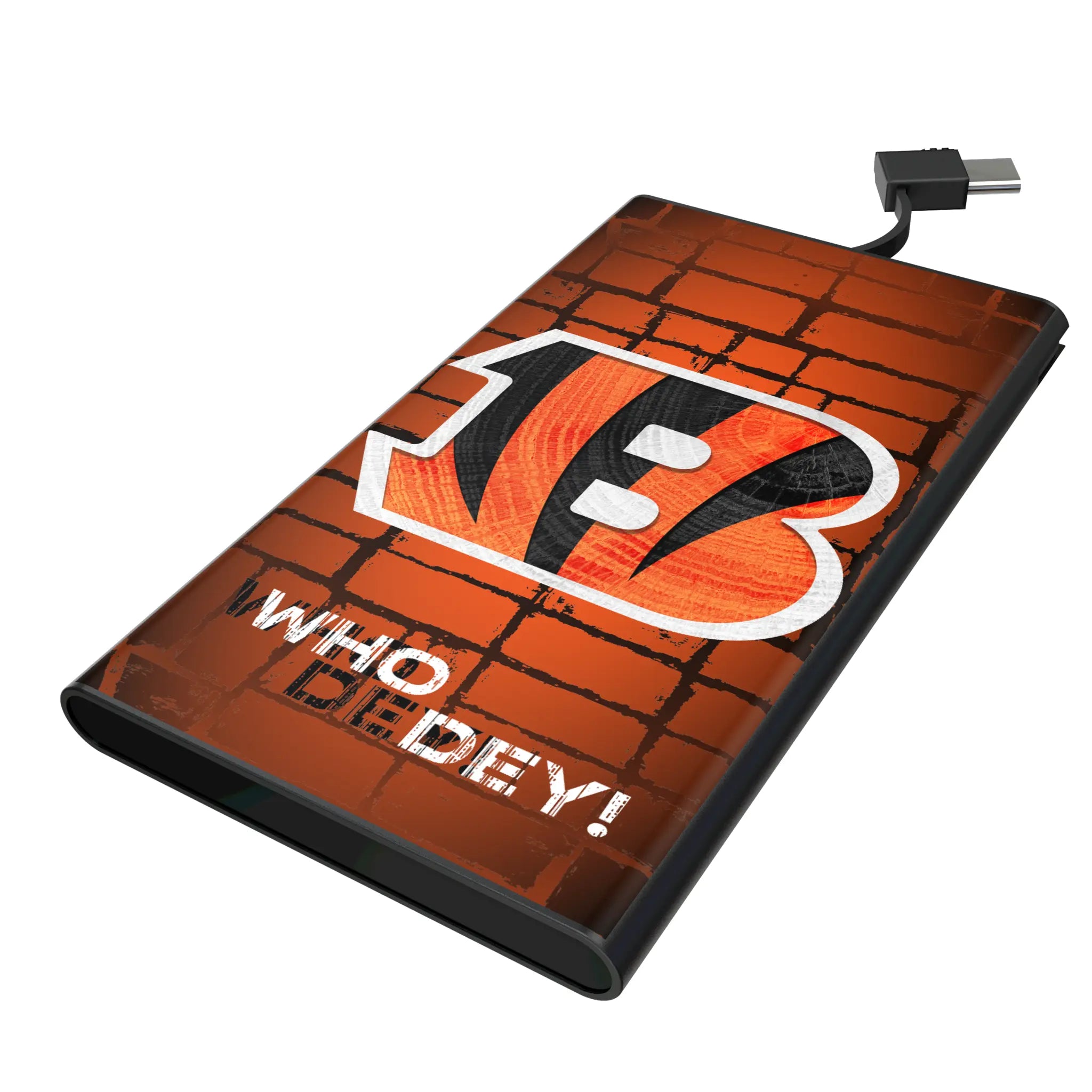 Cincinnati Bengals Brick 5000mAh Flat Power Bank