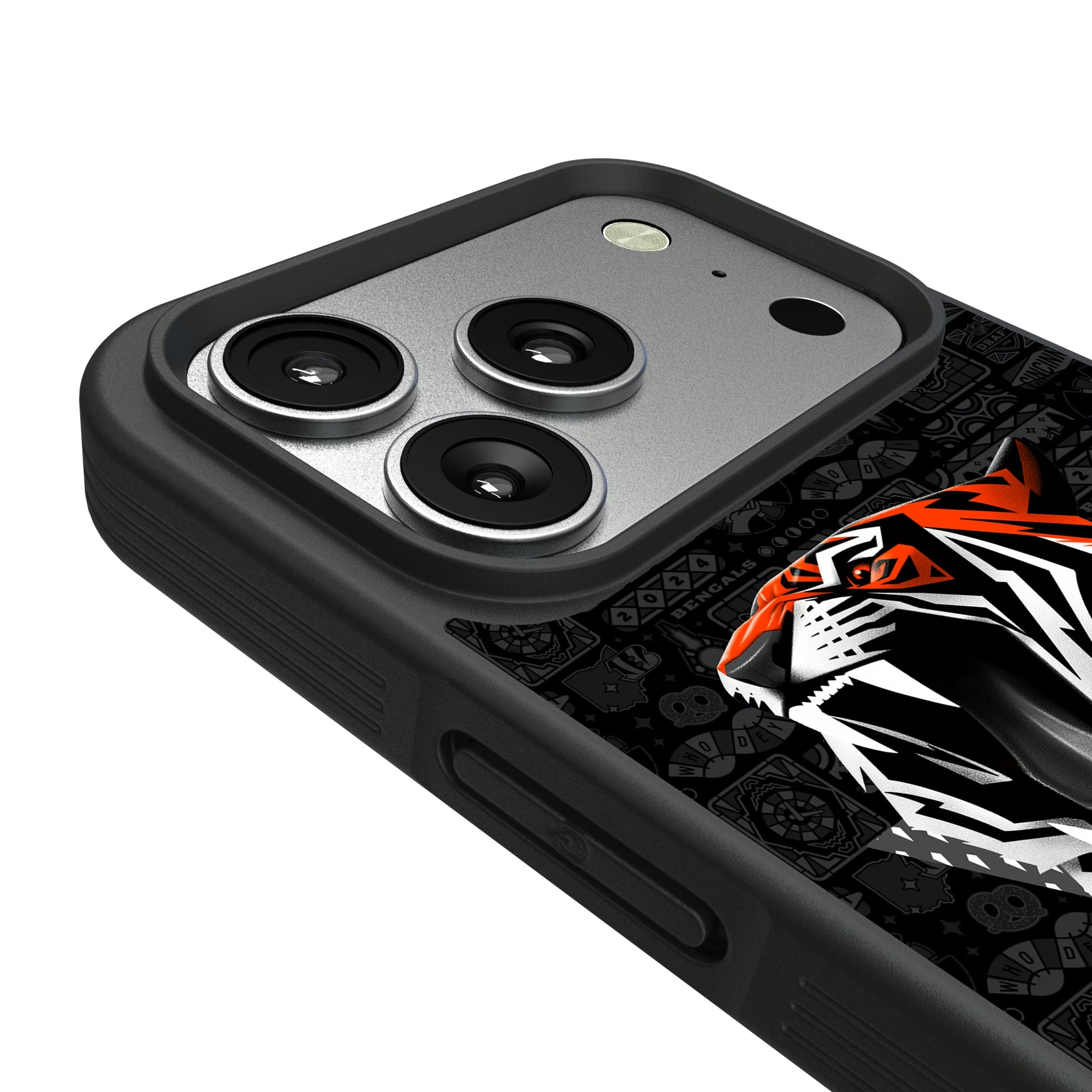 Cincinnati Bengals Deco iPhone Bump Phone Case for Apple iPhone - Detail#Device_iPhone 17 Pro