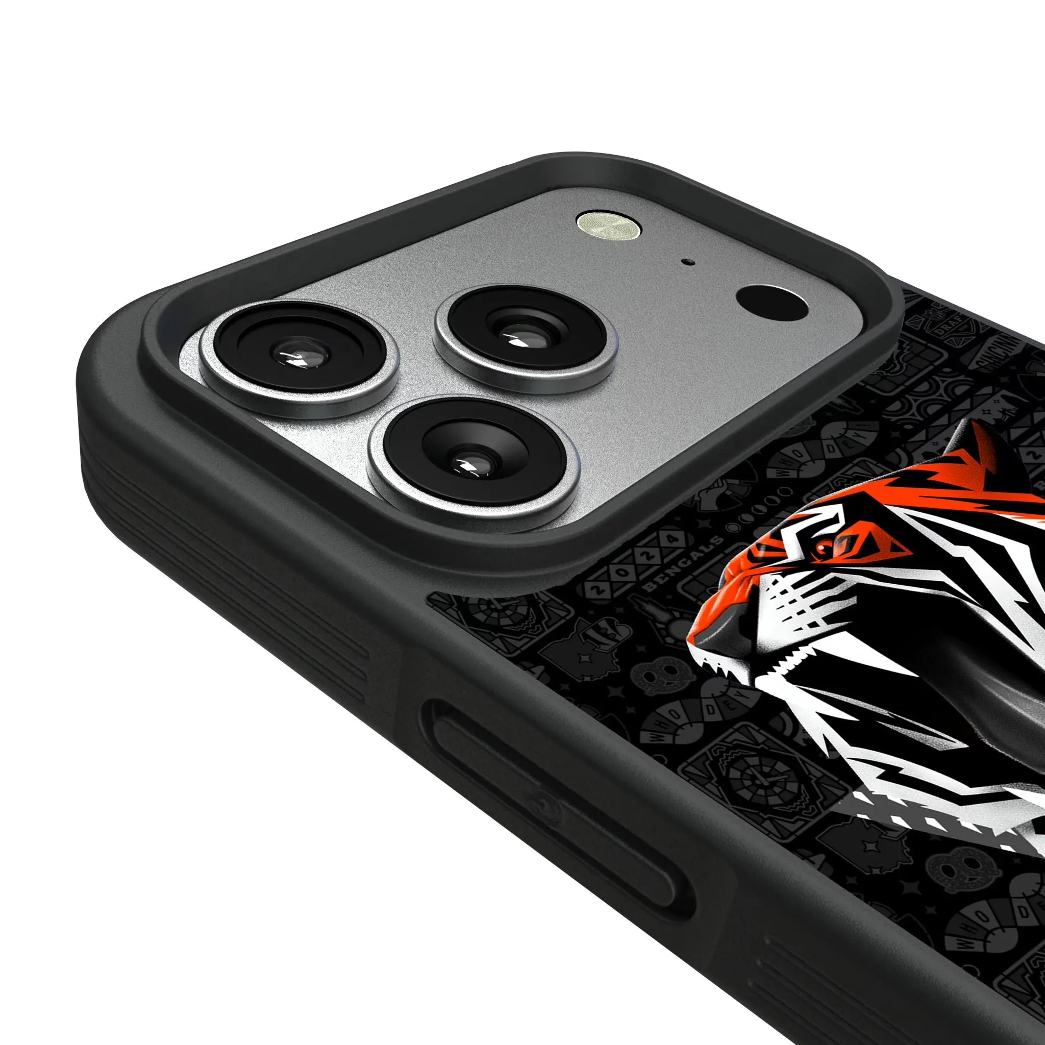 Cincinnati Bengals Deco iPhone Bump Phone Case for Apple iPhone - Detail#Device_iPhone 17 Pro