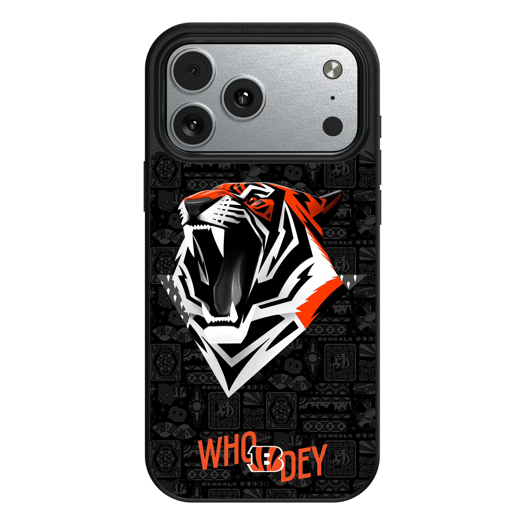 Cincinnati Bengals Deco iPhone MagSafe Compatible Phone Case for Apple iPhone#Device_iPhone 17 Pro Max