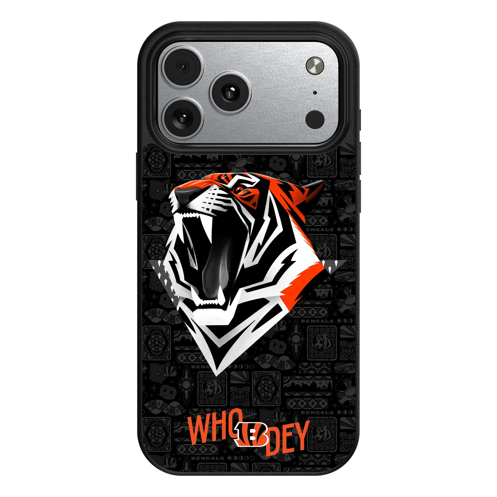 Cincinnati Bengals Deco iPhone MagSafe Compatible Phone Case for Apple iPhone#Device_iPhone 17 Pro Max