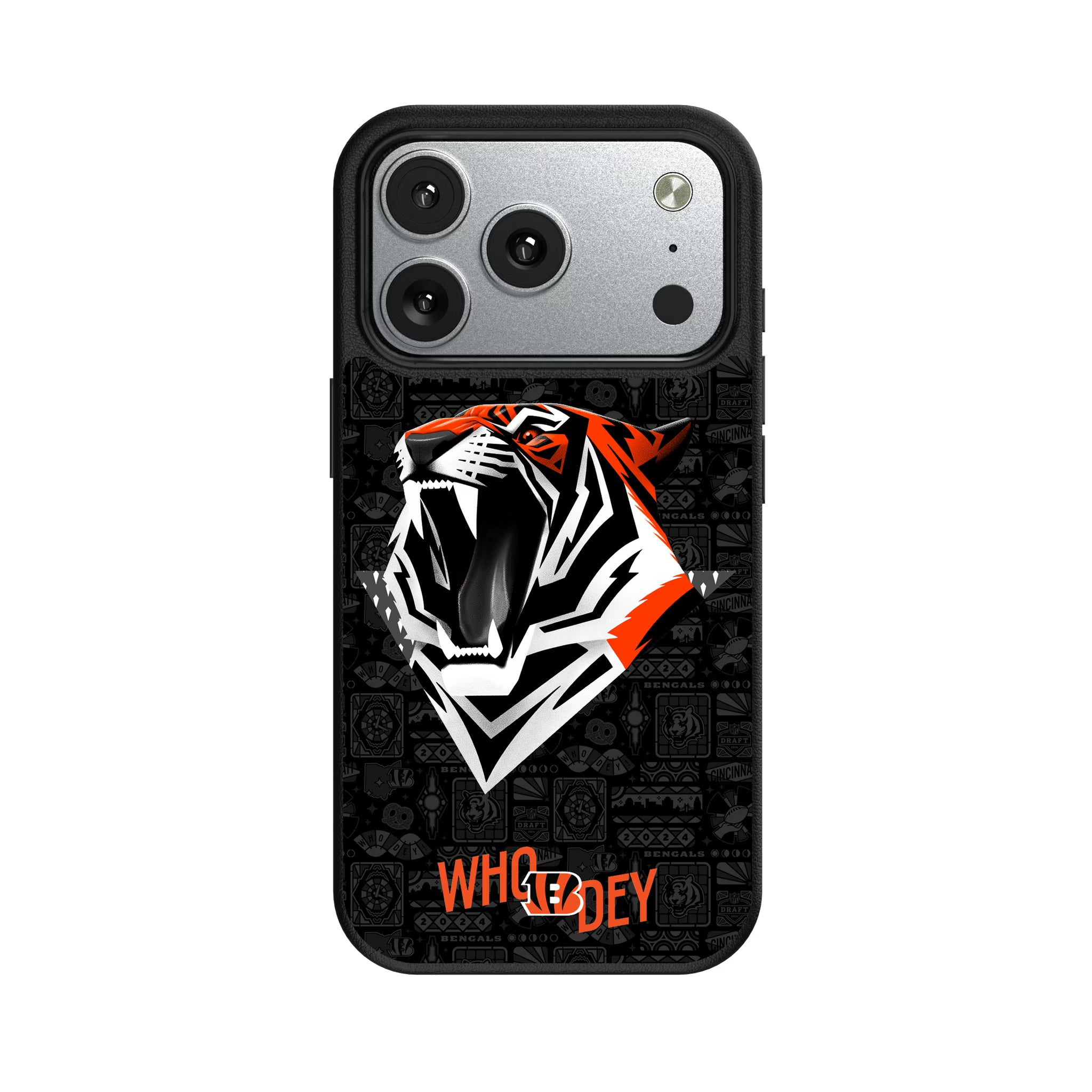 Cincinnati Bengals Deco iPhone MagSafe Compatible Phone Case for Apple iPhone#Device_iPhone 17 Pro