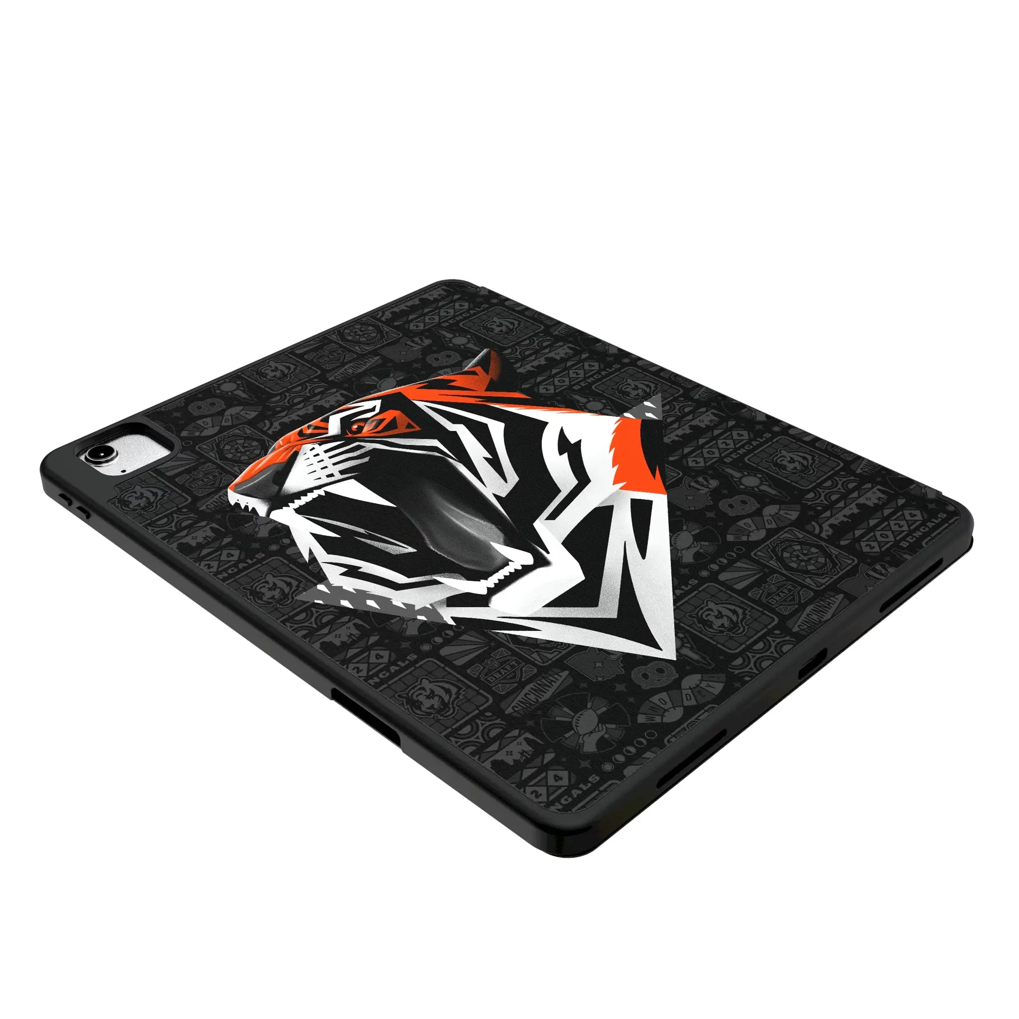 Cincinnati Bengals Deco iPad Tablet Case for Apple iPad - Isometric View