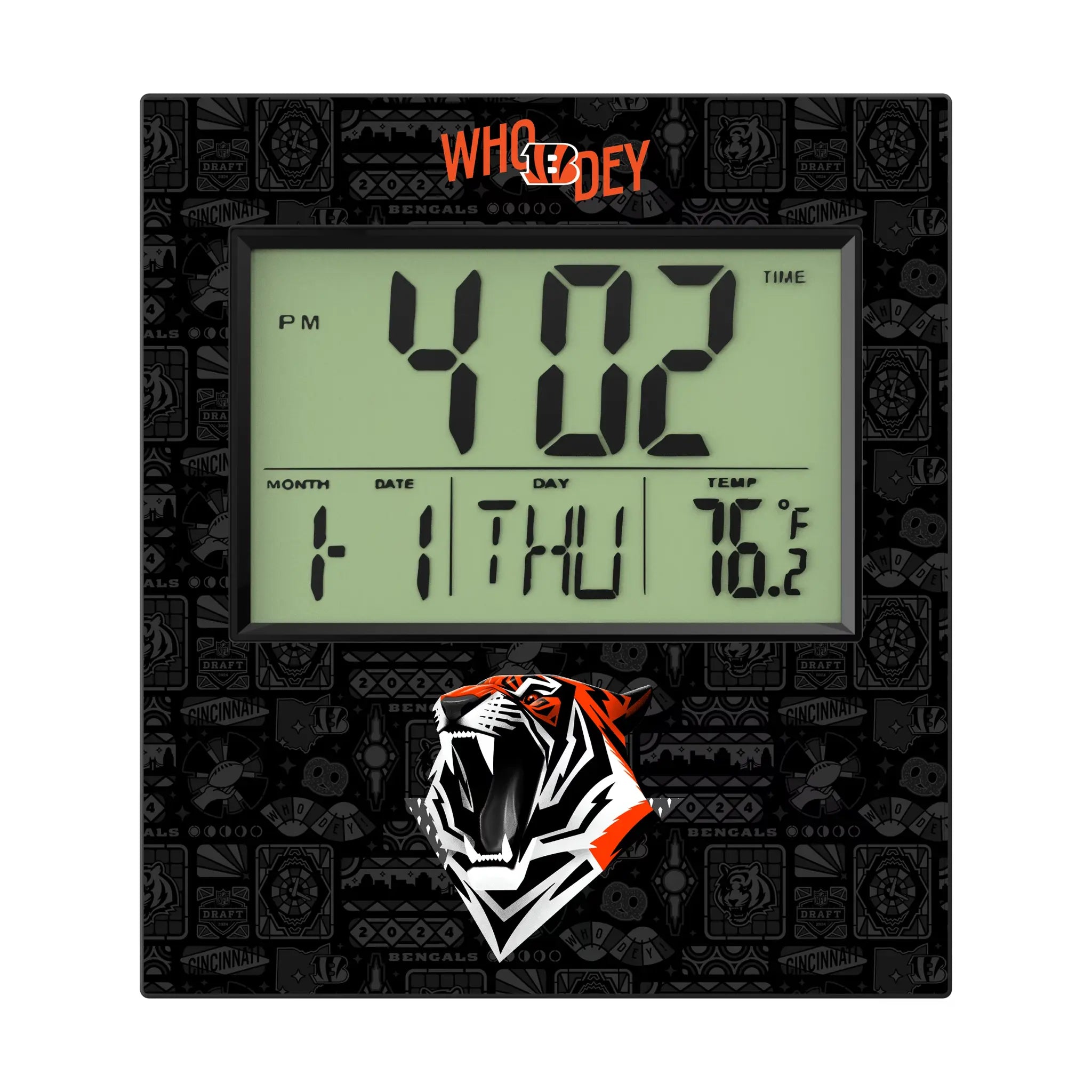 Cincinnati Bengals Deco Wall Clock