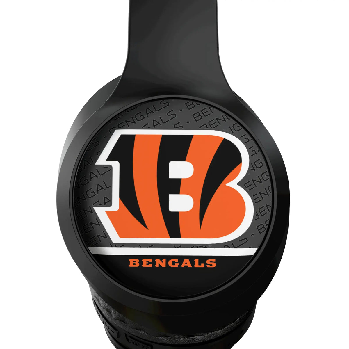 Cincinnati Bengals Endzone Plus Wireless Over-Ear Headphones With Case - Detail