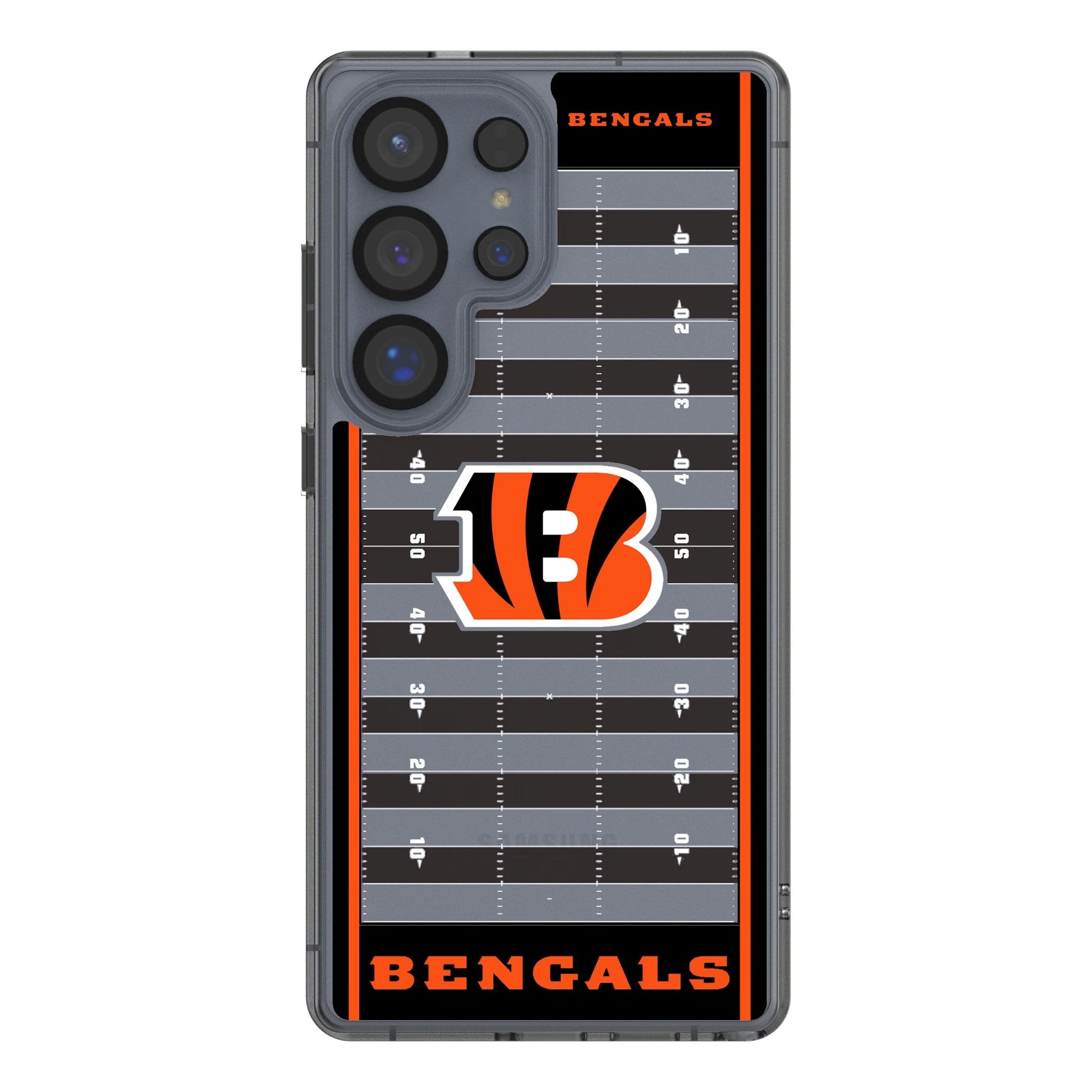 Cincinnati Bengals Field Galaxy Clear Phone Case for Samsung Galaxy