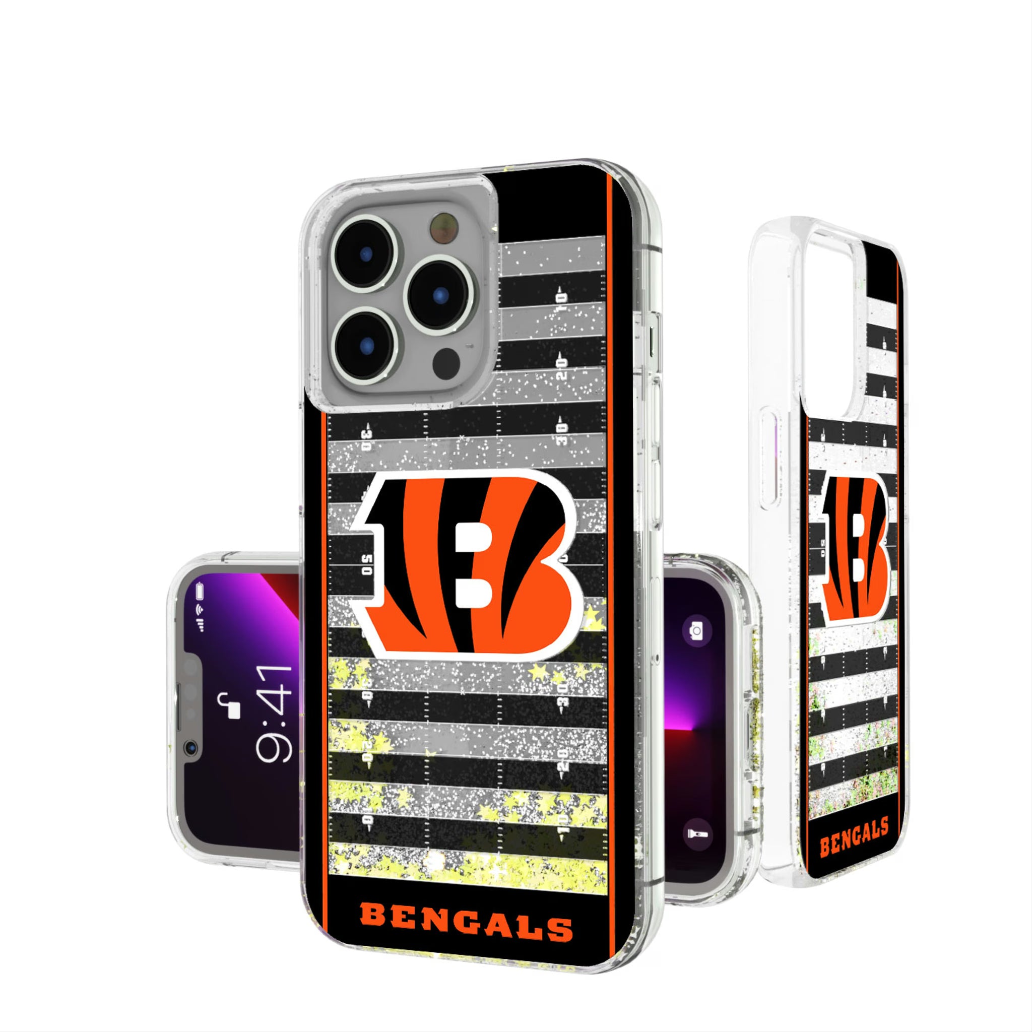 Cincinnati Bengals Field iPhone Glitter Phone Case for Apple iPhone