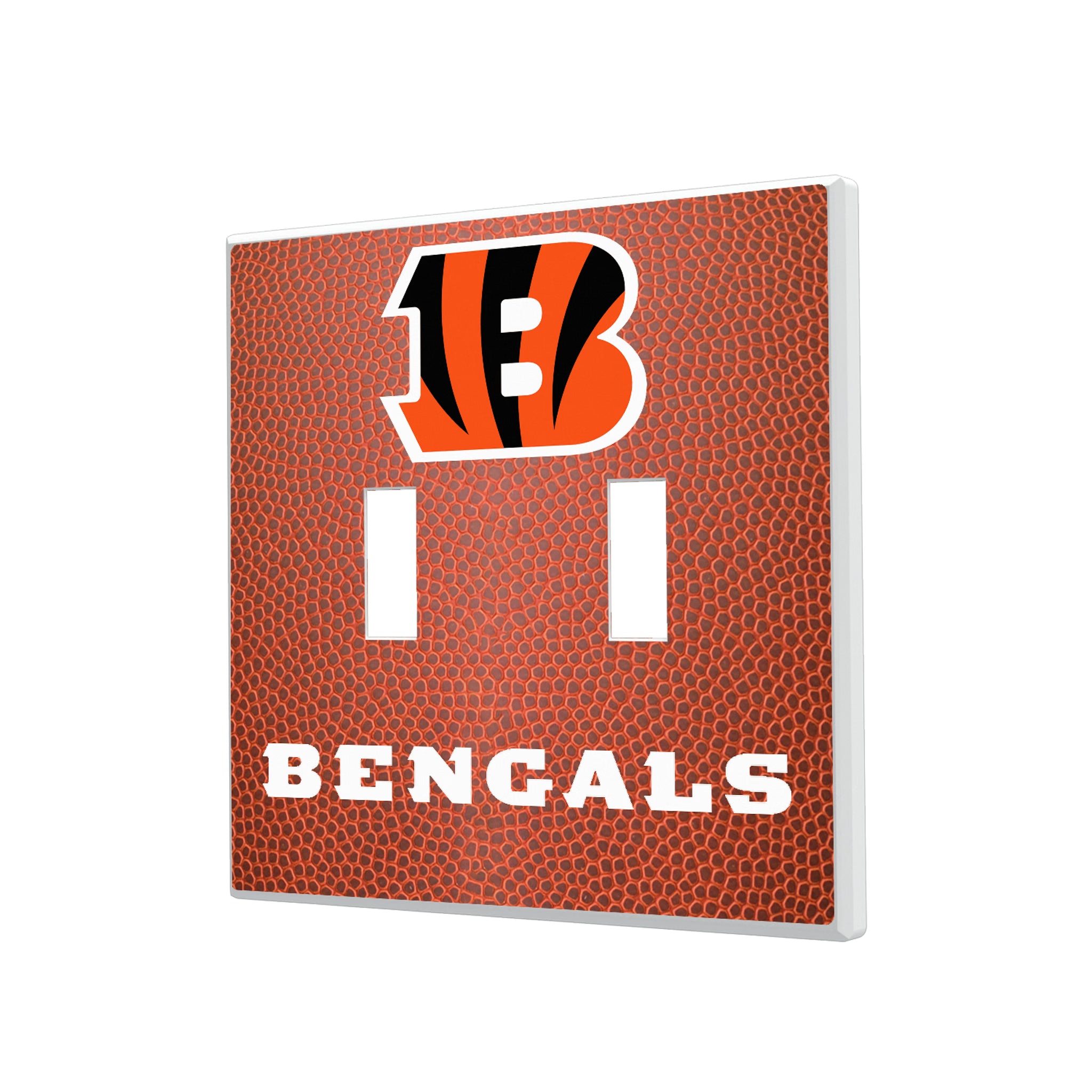 Cincinnati Bengals Football Hidden-Screw Light Switch Plate#Style_Double Toggle