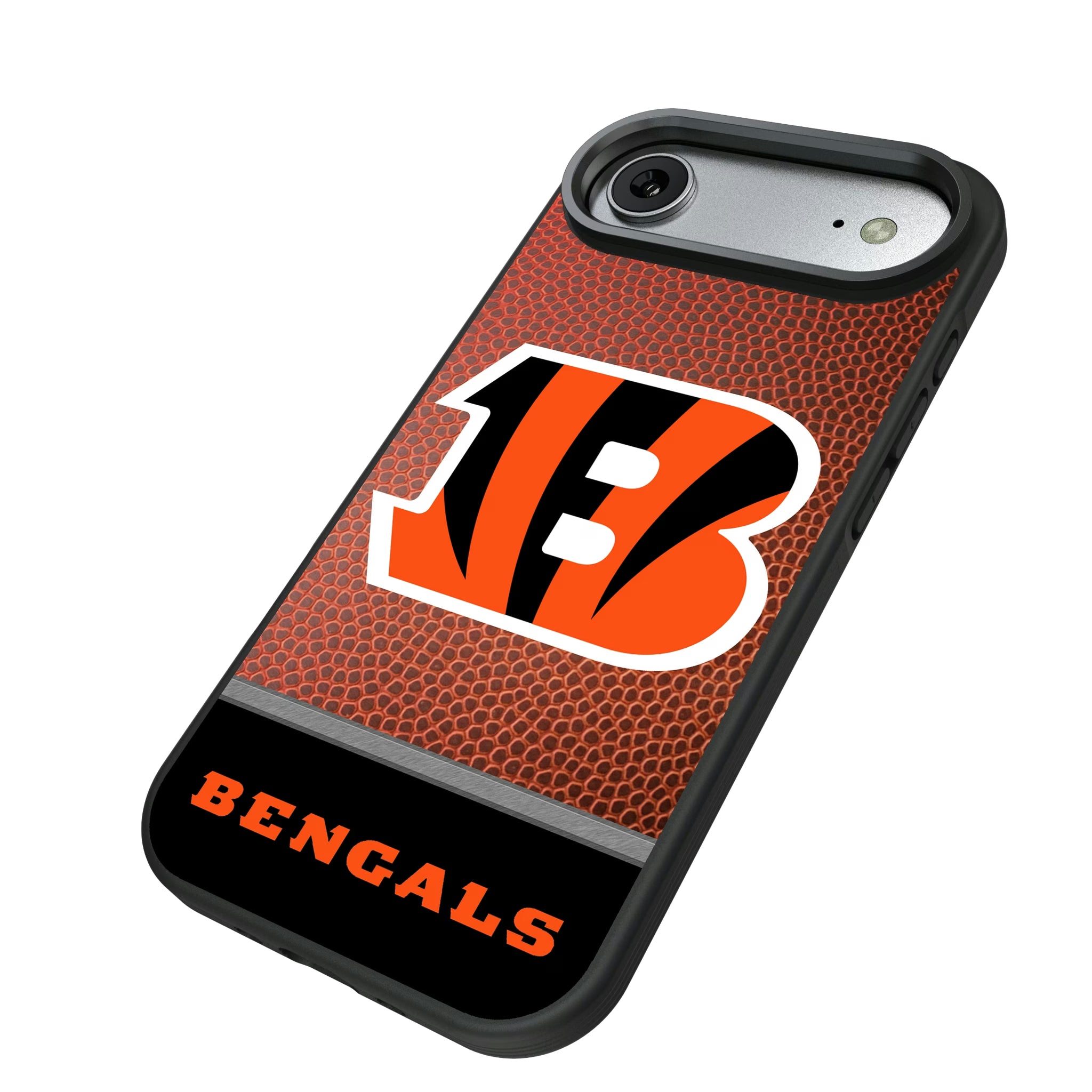 Cincinnati Bengals Football Wordmark iPhone Bump Phone Case for Apple iPhone - Isometric View#Device_iPhone Air
