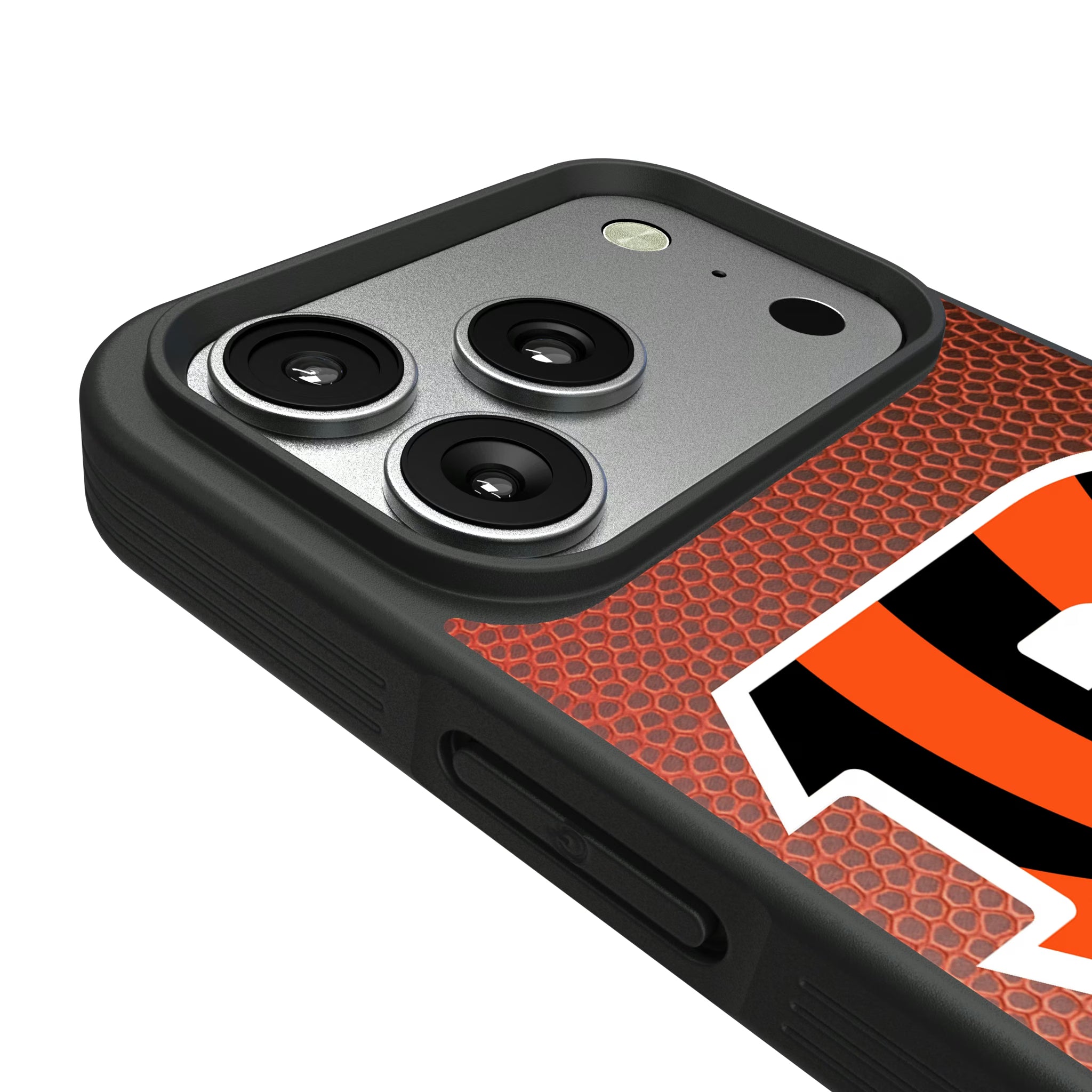 Cincinnati Bengals Football Wordmark iPhone Bump Phone Case for Apple iPhone - Detail#Device_iPhone 17 Pro