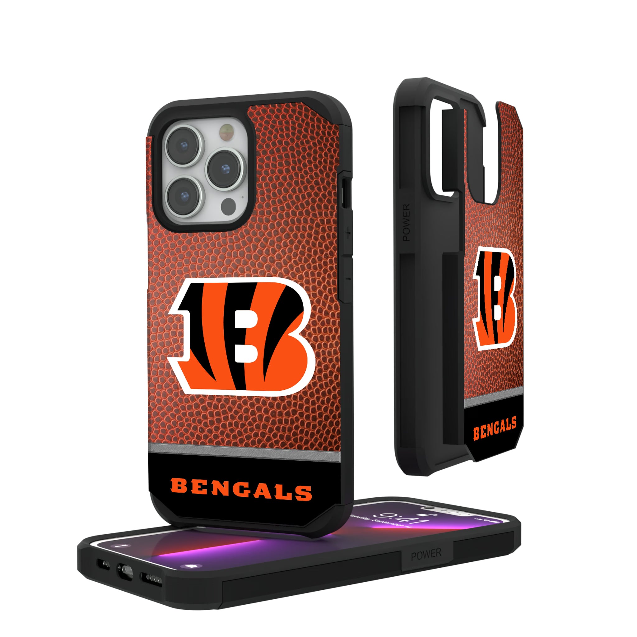 Cincinnati Bengals Football Wordmark iPhone Rugged Phone Case for Apple iPhone