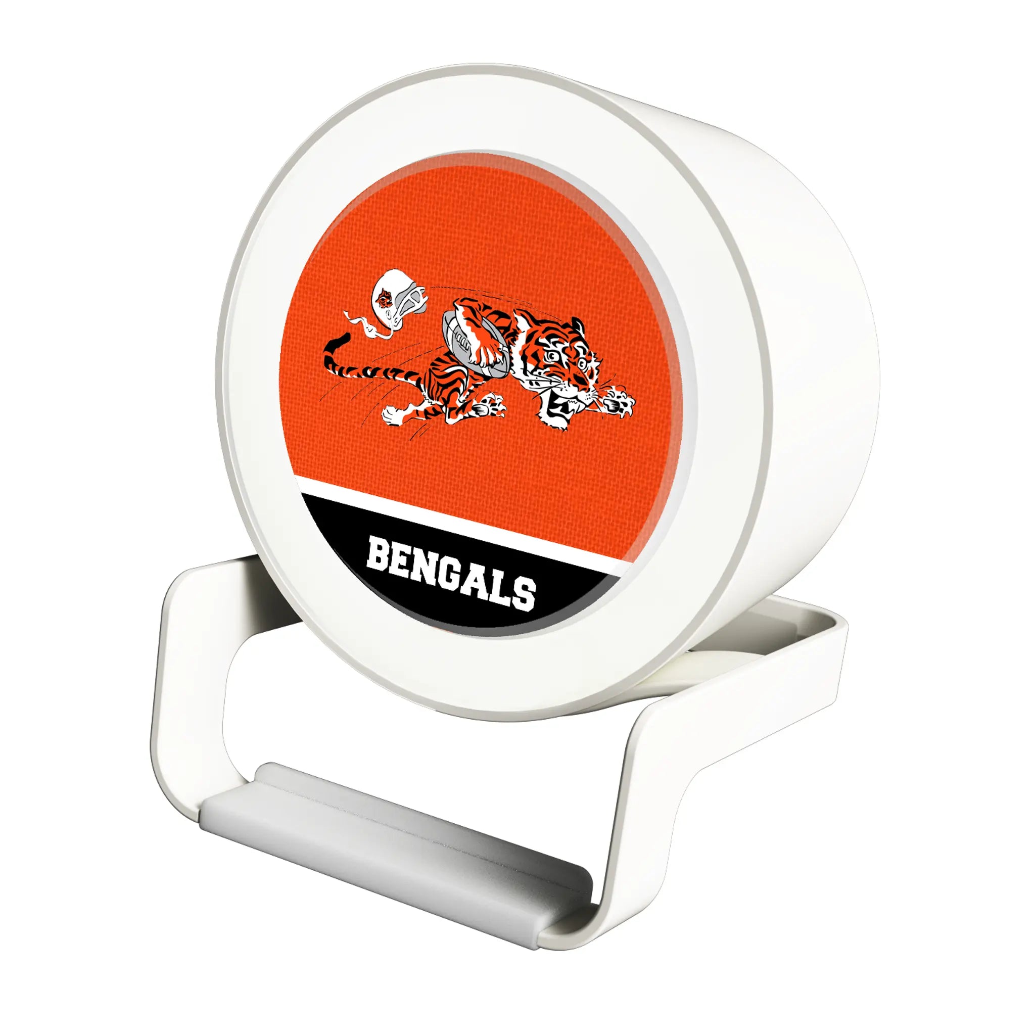 Cincinnati Bengals Historic Collection Endzone Solid Night Light Charger and Bluetooth Speaker