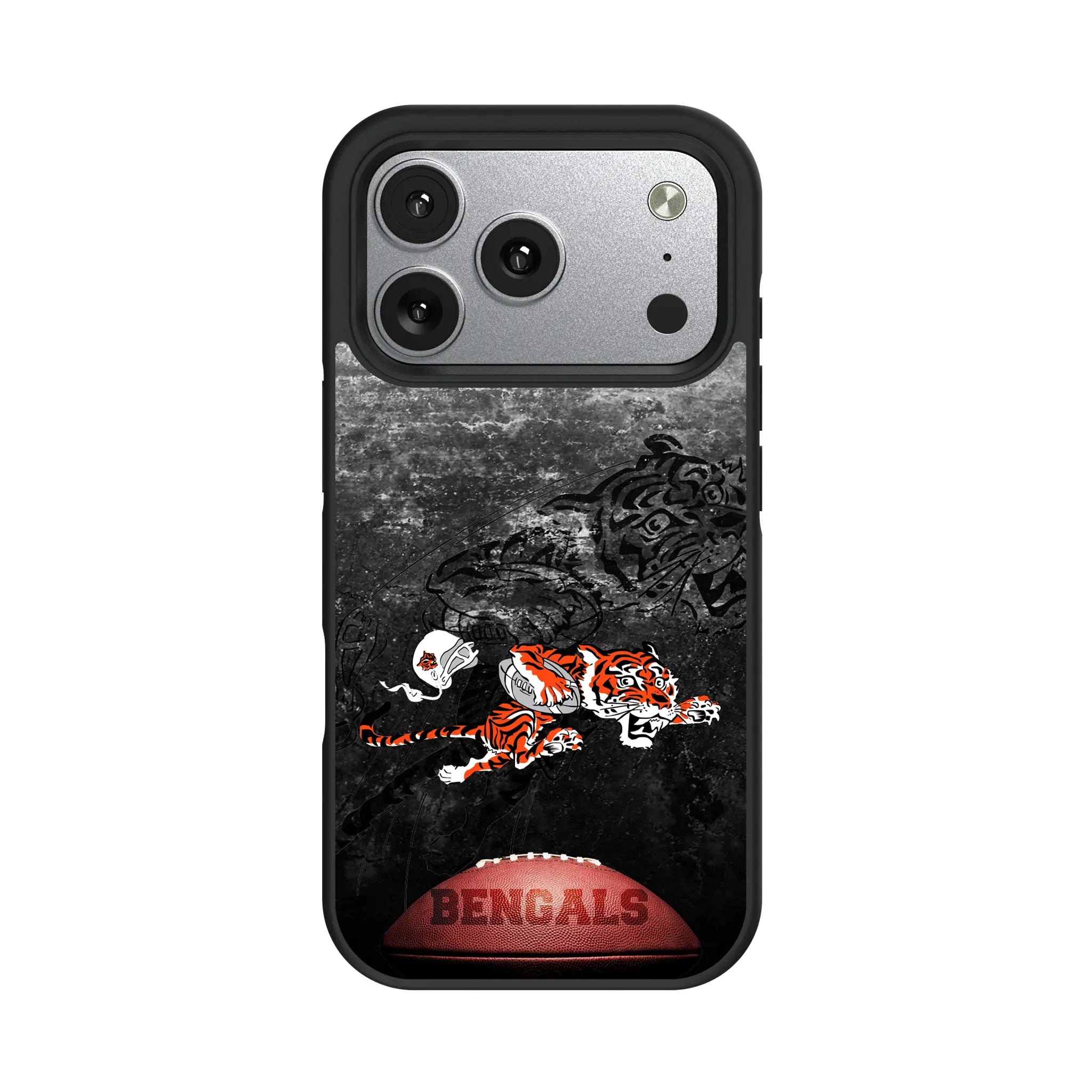 Cincinnati Bengals Historic Collection Legendary iPhone Bump Phone Case for Apple iPhone#Device_iPhone 17 Pro