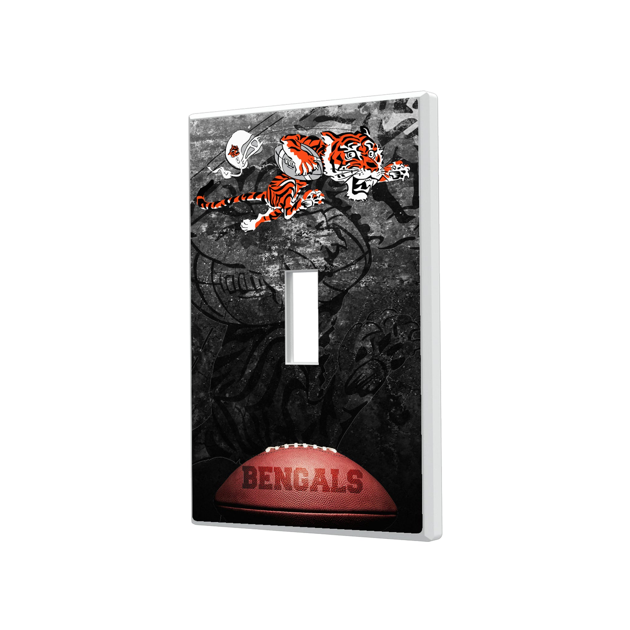 Cincinnati Bengals Historic Collection Legendary Hidden-Screw Light Switch Plate#Style_Single Toggle
