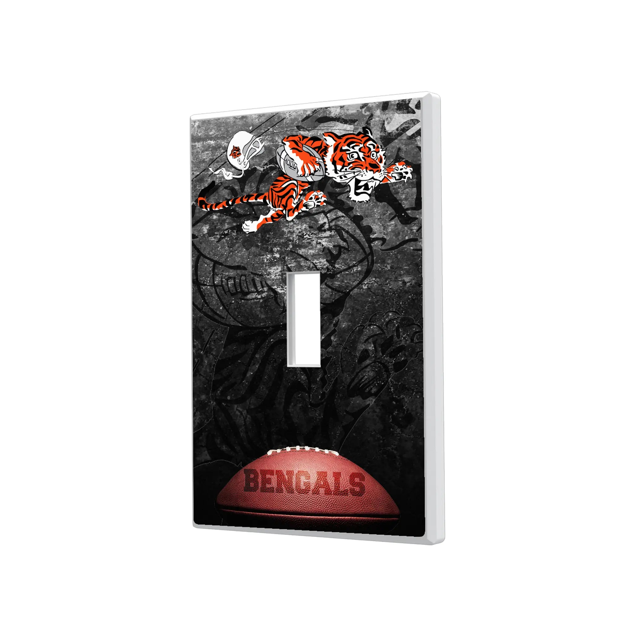 Cincinnati Bengals Historic Collection Legendary Hidden-Screw Light Switch Plate#Style_Single Toggle