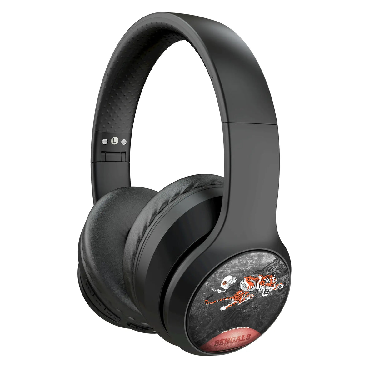 Cincinnati Bengals Historic Collection Legendary Wireless Over-Ear Headphones With Case