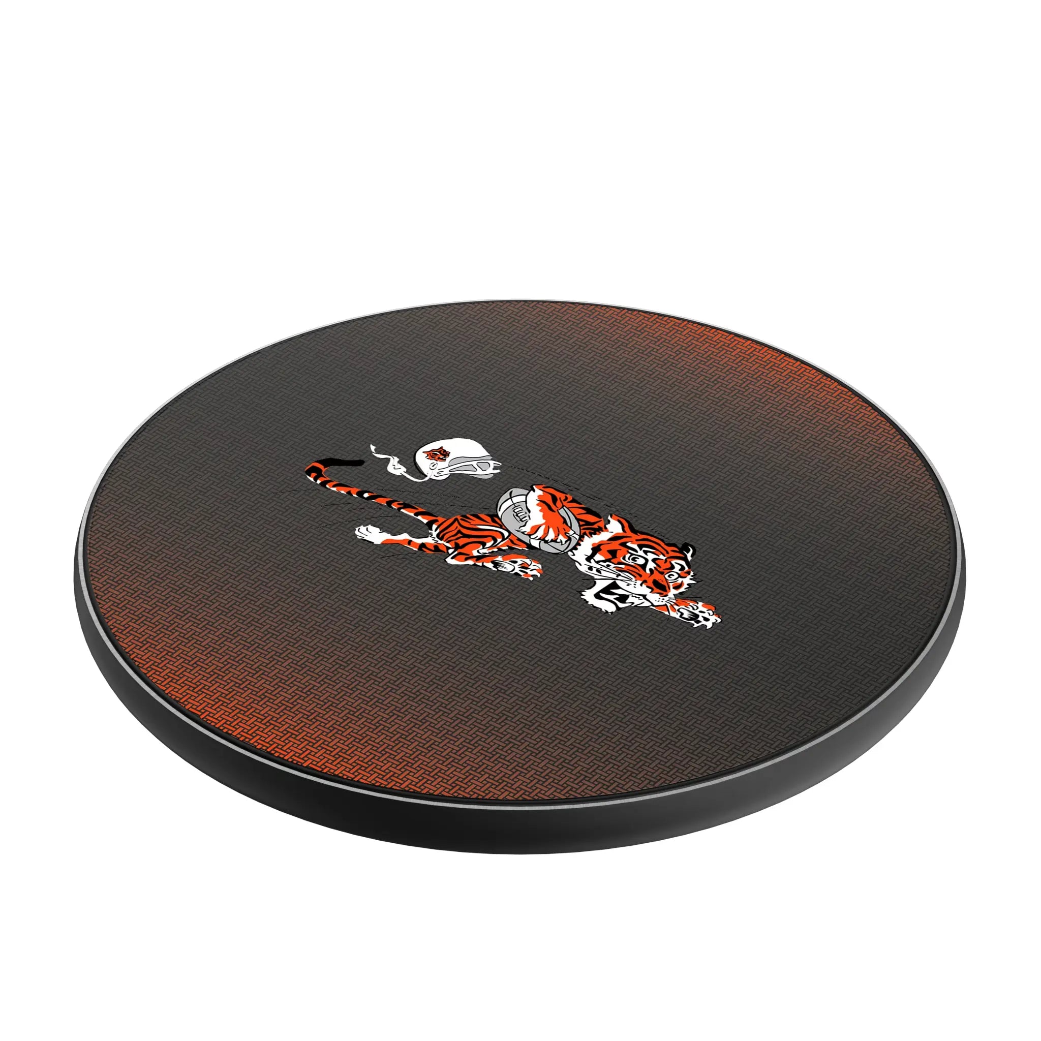 Cincinnati Bengals Historic Collection Linen 15-Watt Wireless Charger - Isometric View