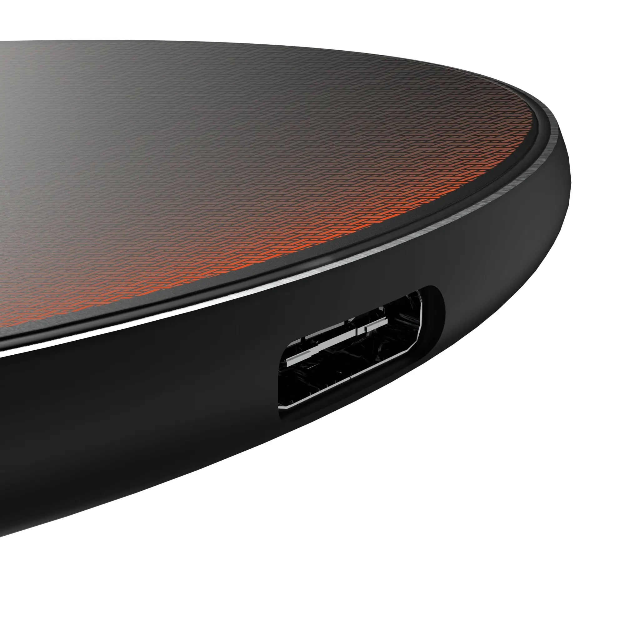 Cincinnati Bengals Historic Collection Linen 15-Watt Wireless Charger - Detail