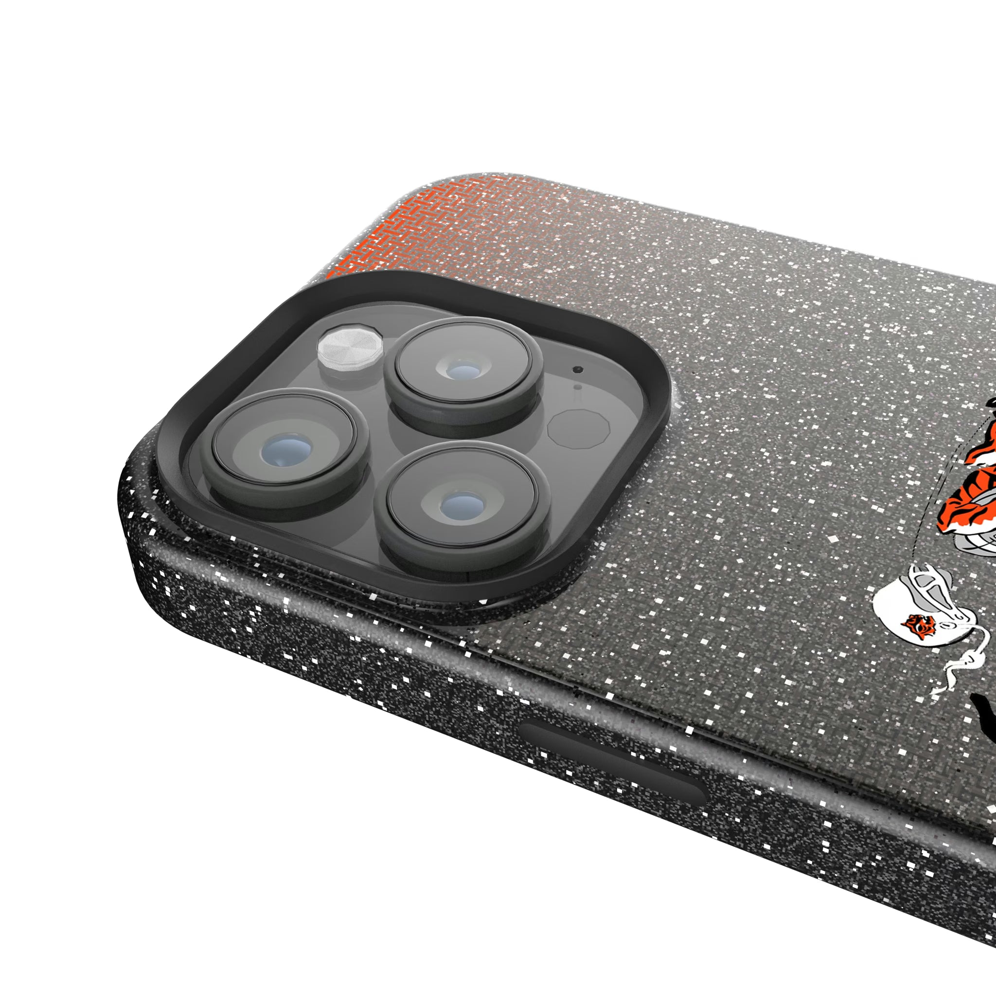 Cincinnati Bengals Historic Collection Linen iPhone Bling Phone Case for Apple iPhone - Detail