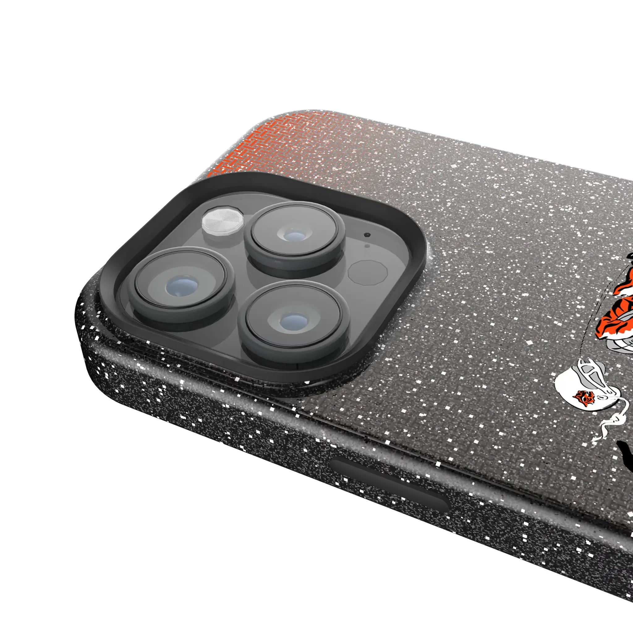 Cincinnati Bengals Historic Collection Linen iPhone Bling Phone Case for Apple iPhone - Detail