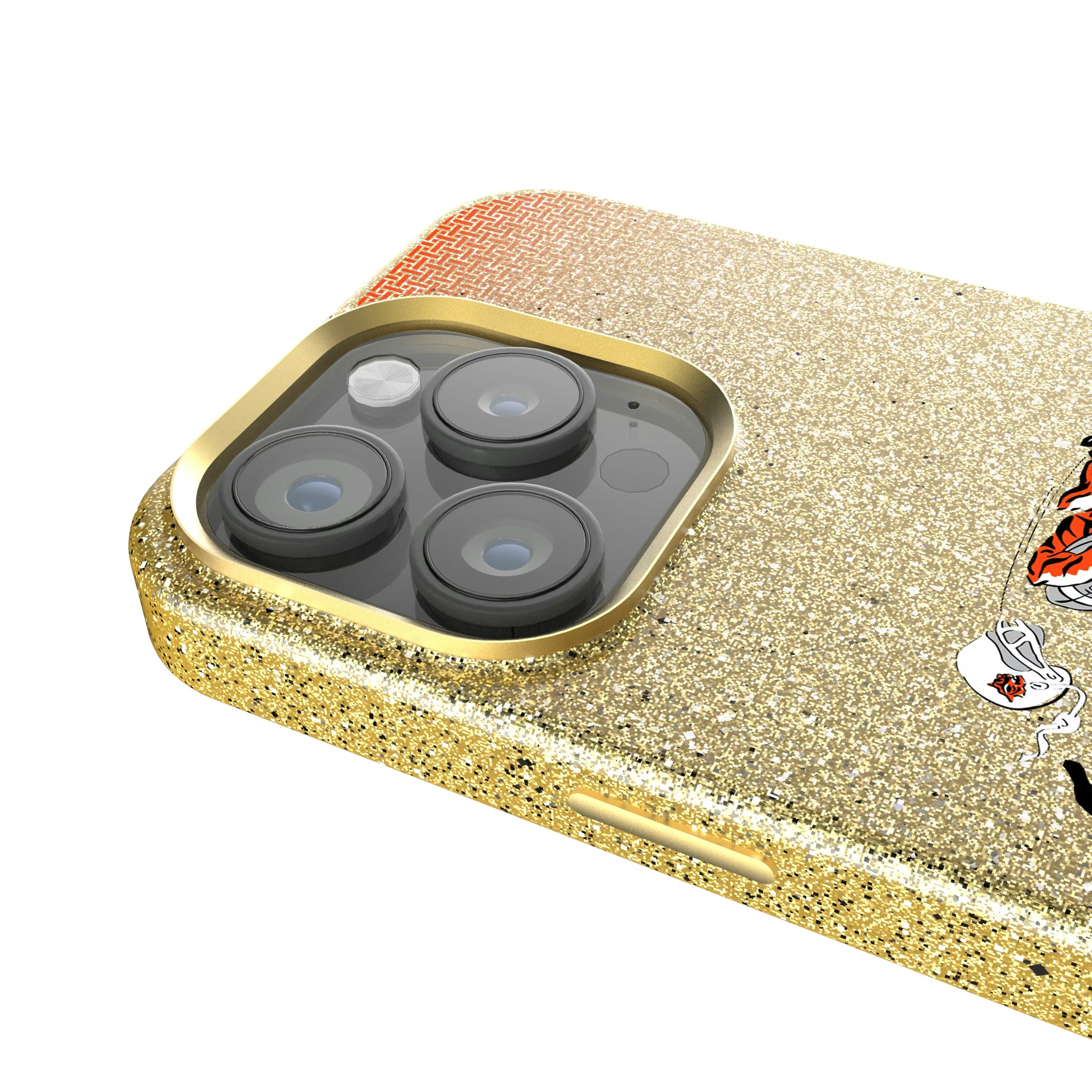 Cincinnati Bengals Historic Collection Linen iPhone Bling Phone Case for Apple iPhone - Detail