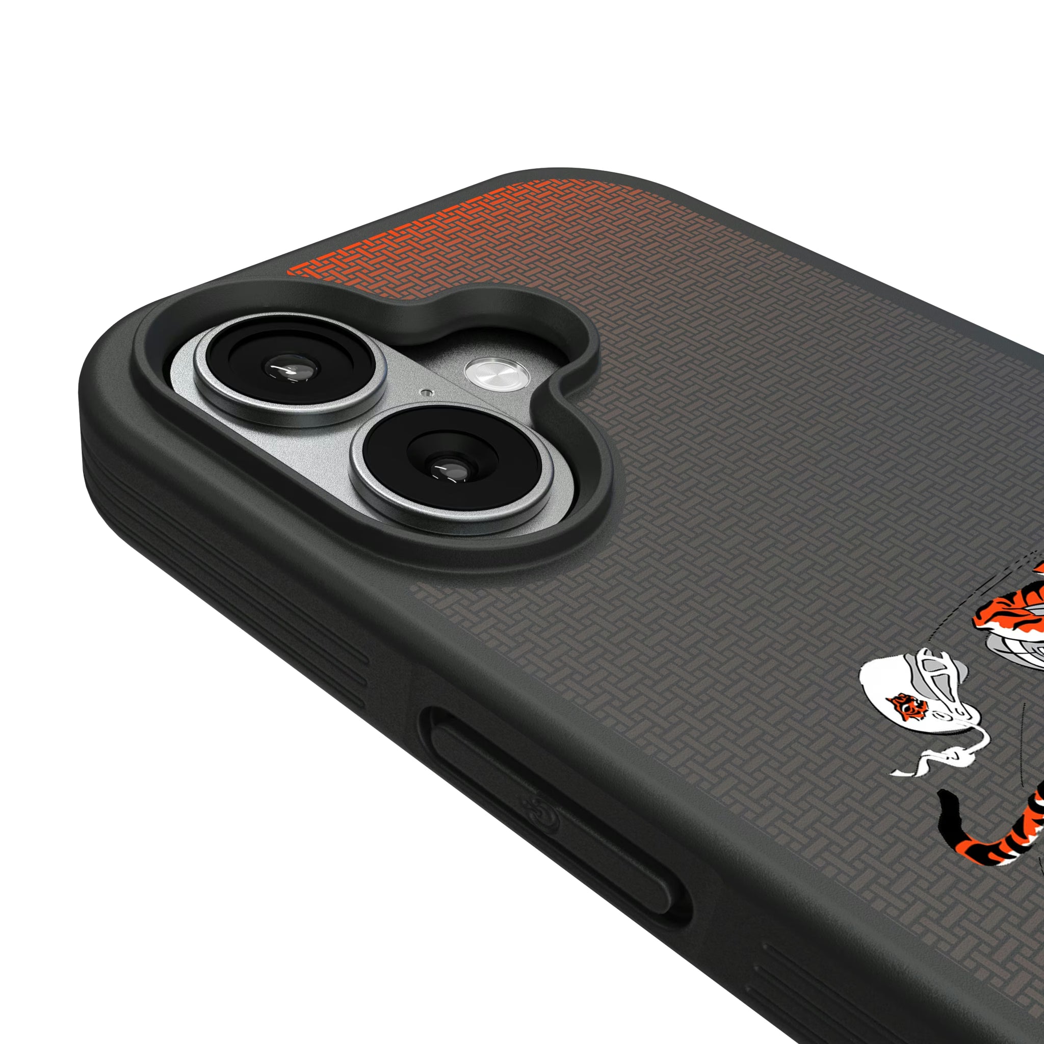 Cincinnati Bengals Historic Collection Linen iPhone Bump Phone Case for Apple iPhone - Detail#Device_iPhone 17
