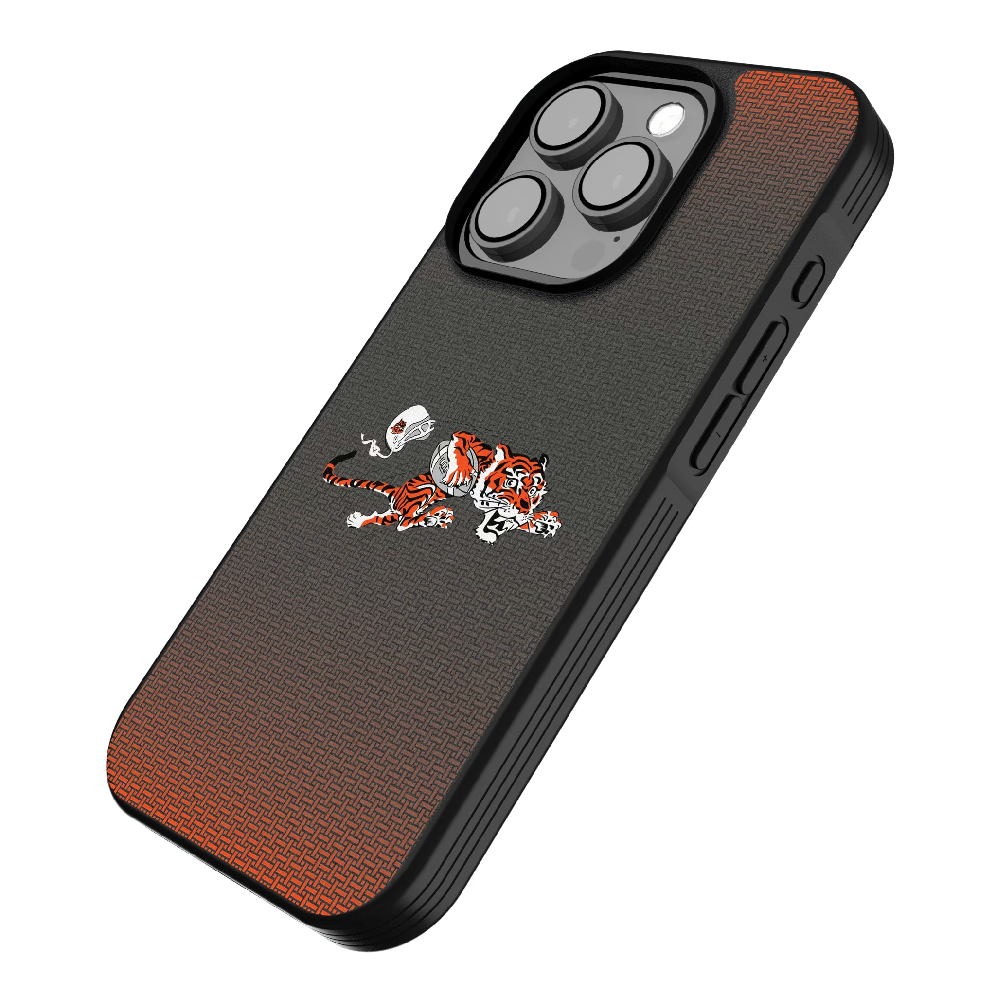 Cincinnati Bengals Historic Collection Linen iPhone Bump Phone Case for Apple iPhone - Isometric View