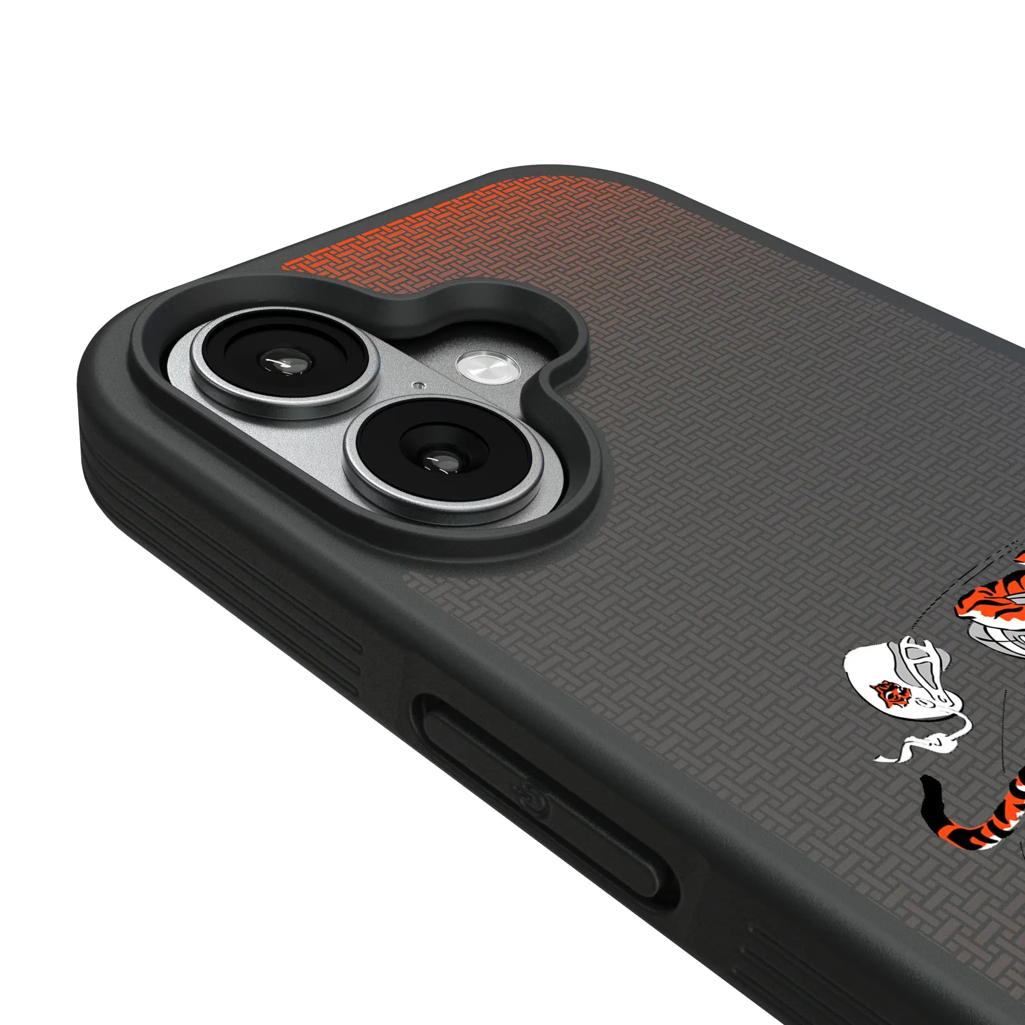Cincinnati Bengals Historic Collection Linen iPhone Bump Phone Case for Apple iPhone - Detail#Device_iPhone 17