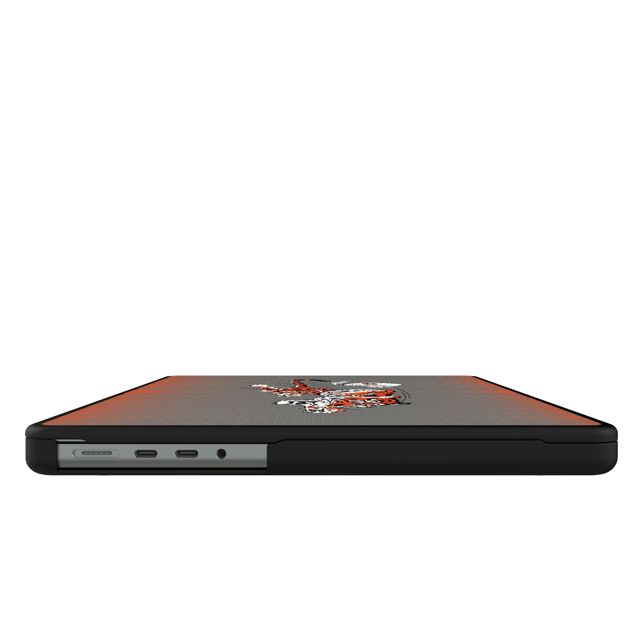 Cincinnati Bengals Historic Collection Linen MacBook Laptop Case for Apple MacBook#Device_MacBook Pro (14-inch, 2021) / MacBook Pro (14-inch, 2023) / MacBook Pro (14-inch, 2024)
