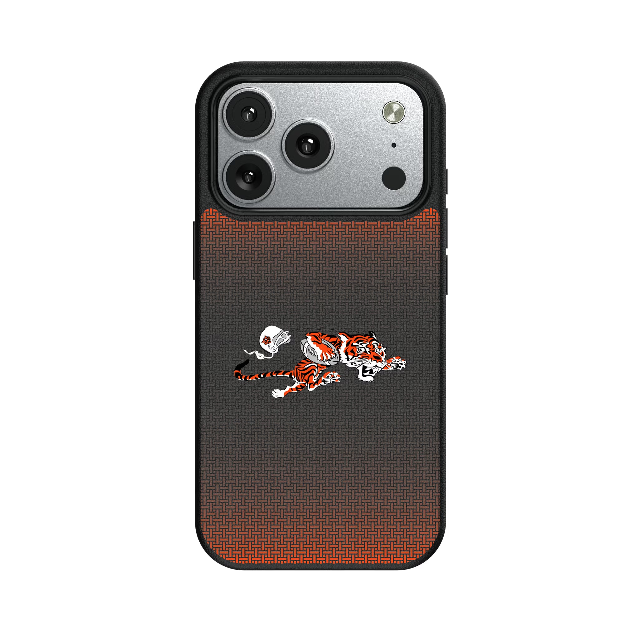 Cincinnati Bengals Historic Collection Linen iPhone MagSafe Compatible Phone Case for Apple iPhone#Device_iPhone 17 Pro