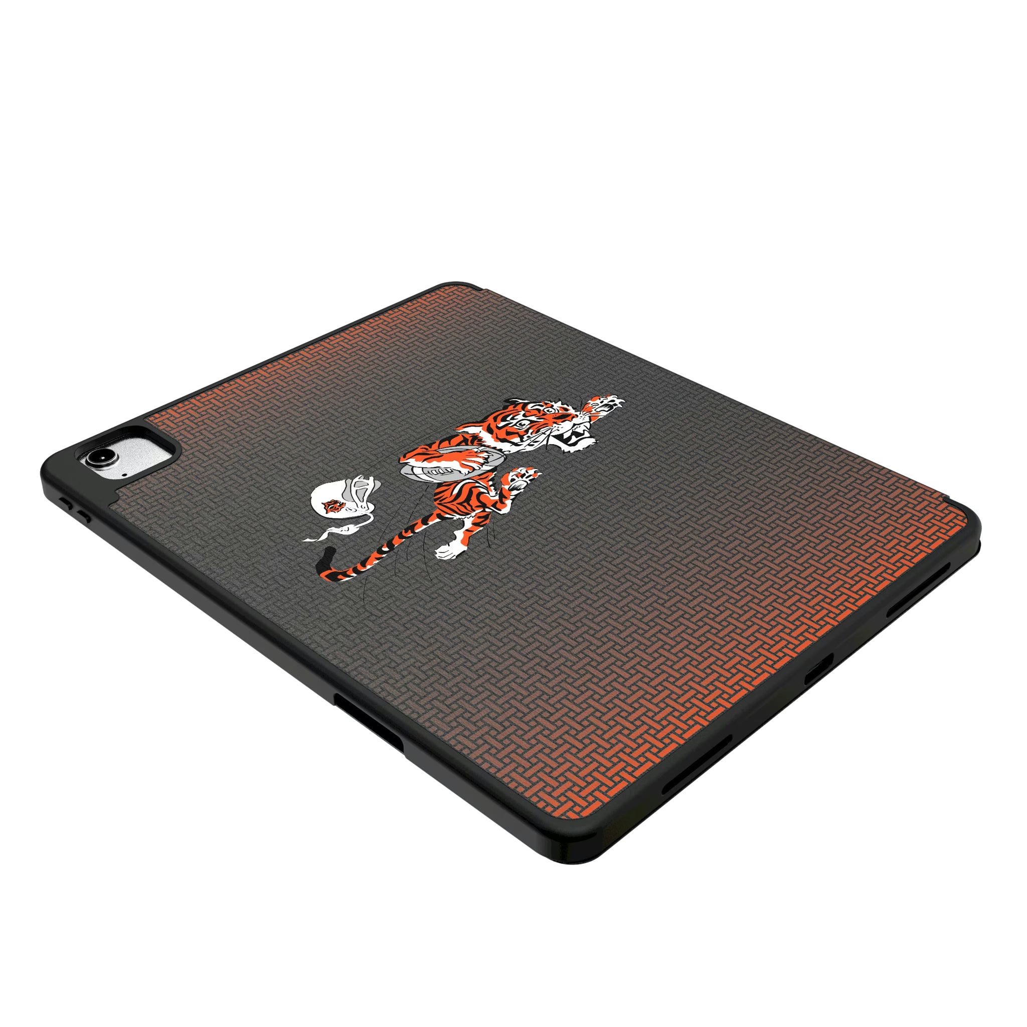 Cincinnati Bengals Historic Collection Linen iPad Tablet Case for Apple iPad - Isometric View