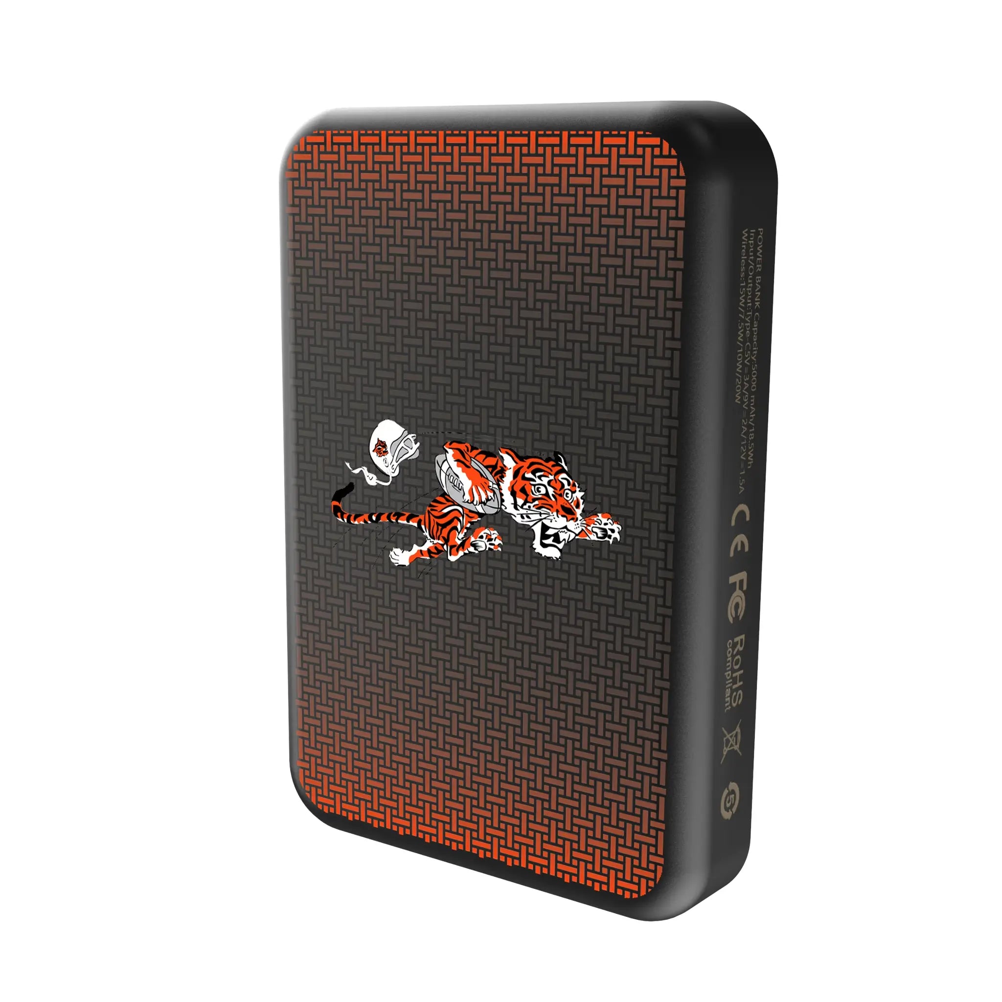 Cincinnati Bengals Historic Collection Linen Wireless Mag Power Bank