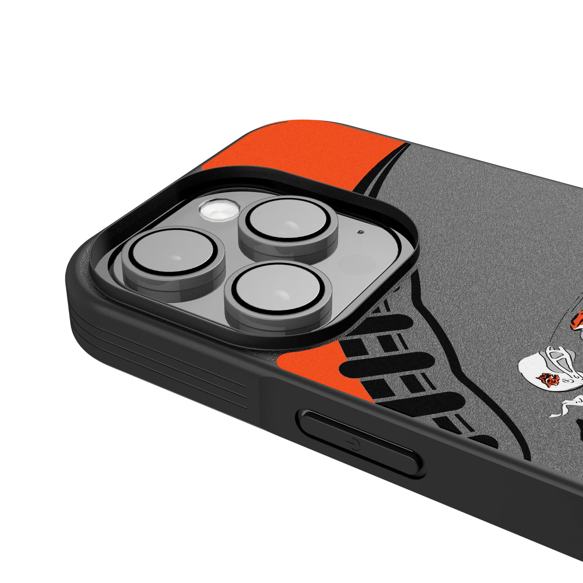 Cincinnati Bengals Historic Collection Passtime iPhone Bump Phone Case for Apple iPhone - Detail
