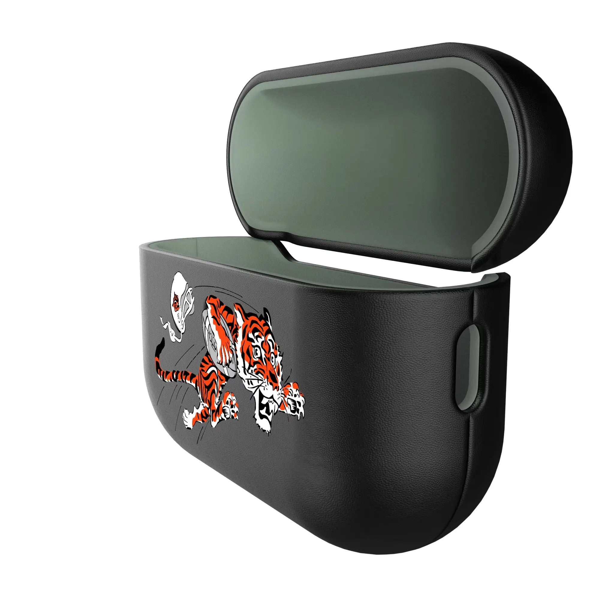 Cincinnati Bengals Historic Collection Personalized Insignia AirPods AirPod Case Cover - Isometric View#Device_AirPods Pro 3