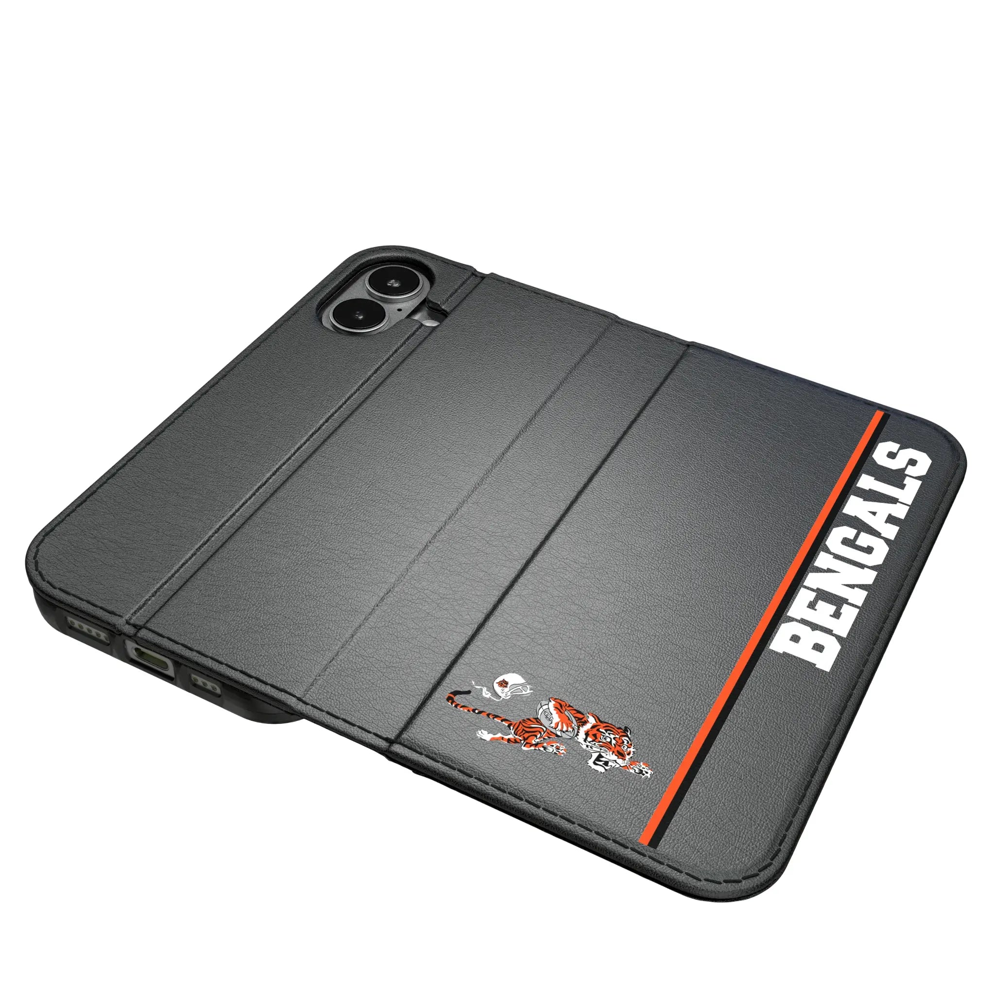 Cincinnati Bengals Historic Collection Sidebar iPhone Folio Phone Case for Apple iPhone#Device_iPhone 17
