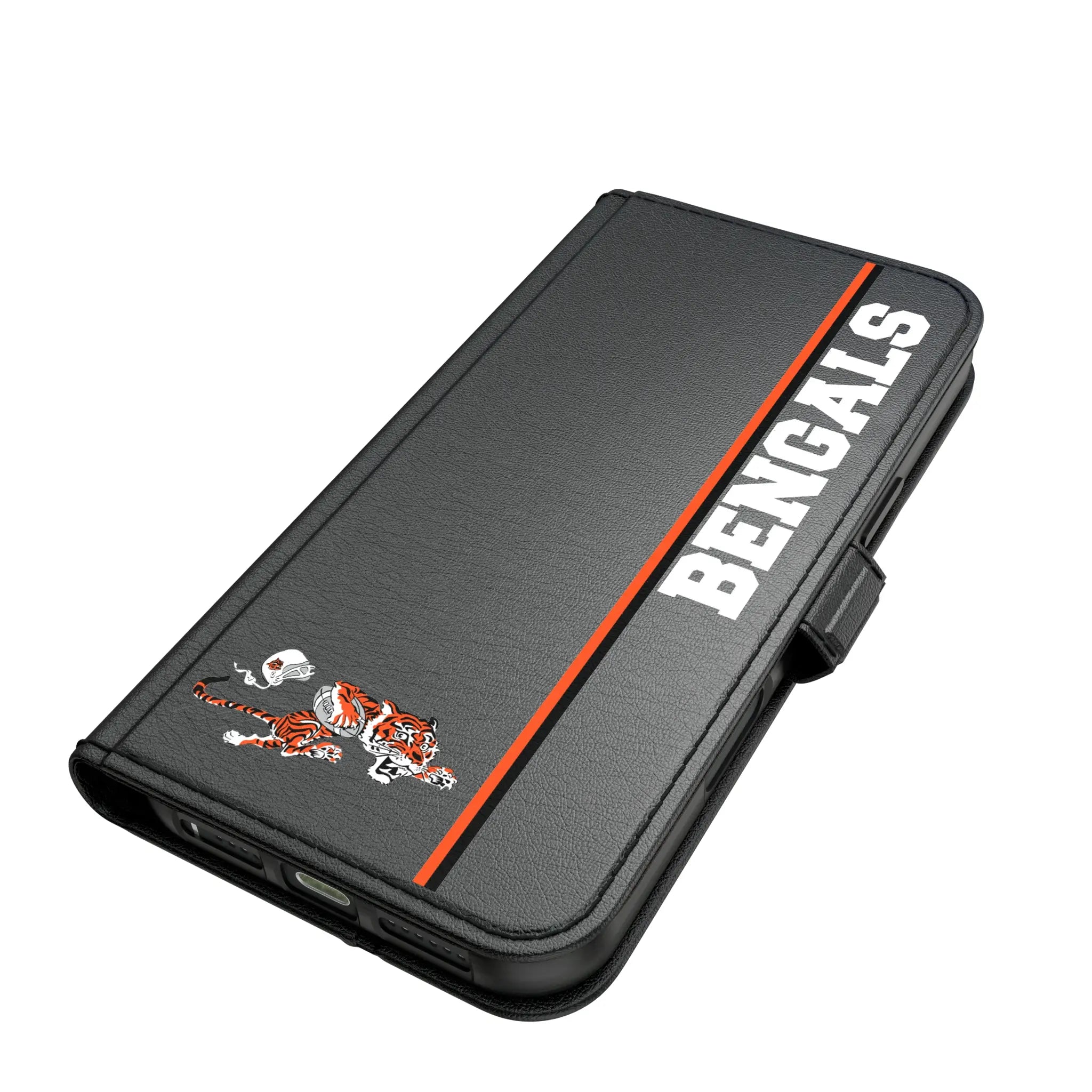 Cincinnati Bengals Historic Collection Sidebar iPhone Folio Phone Case for Apple iPhone#Device_iPhone 17 Pro Max
