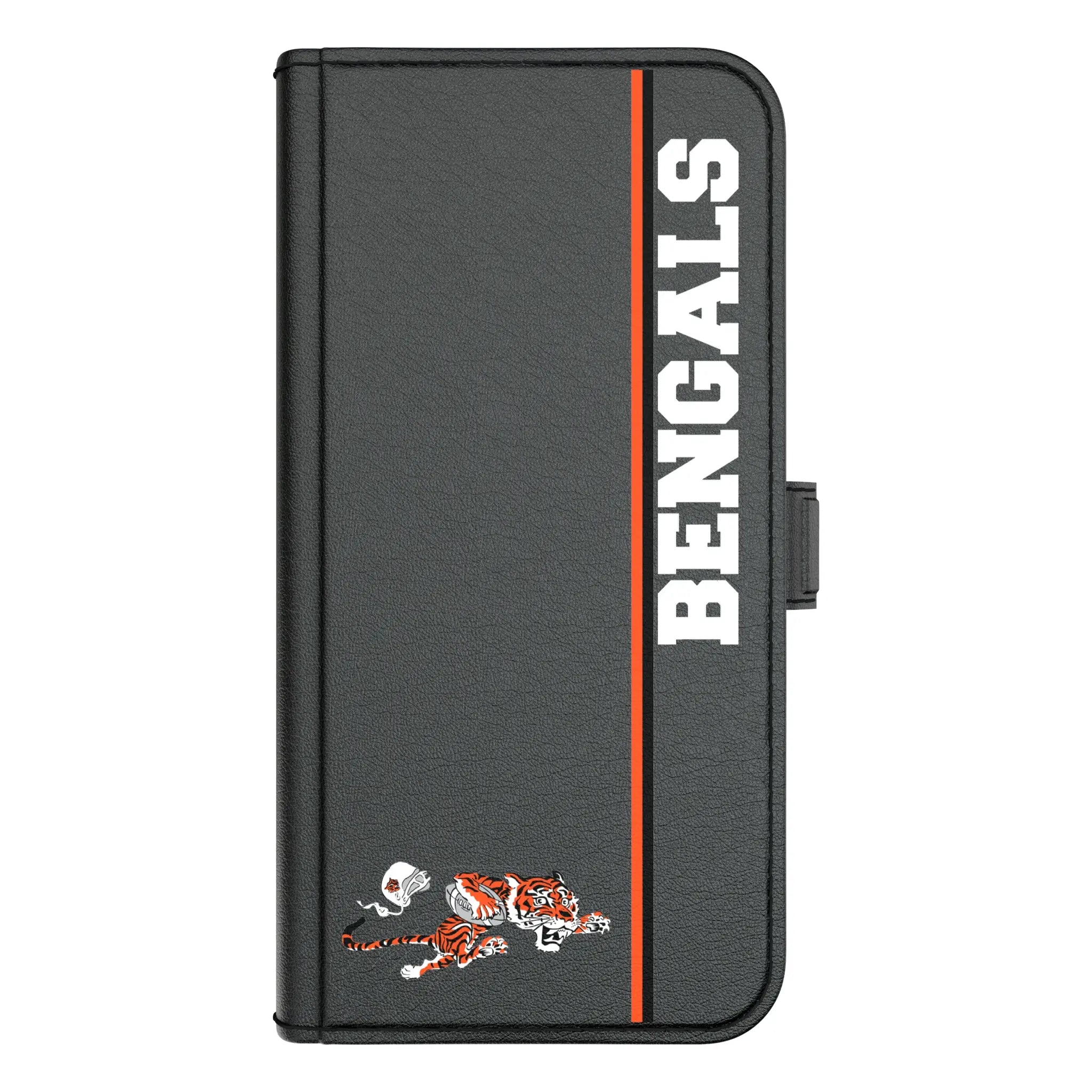 Cincinnati Bengals Historic Collection Sidebar iPhone Folio Phone Case for Apple iPhone#Device_iPhone 17 Pro Max