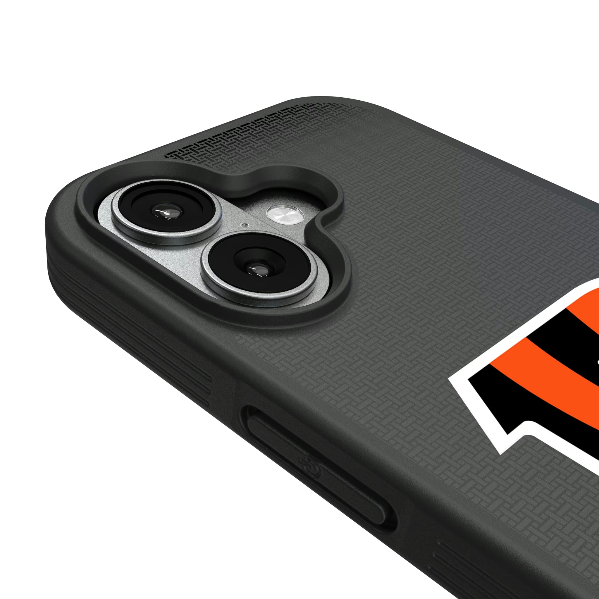 Cincinnati Bengals Linen iPhone Bump Phone Case for Apple iPhone - Detail#Device_iPhone 17