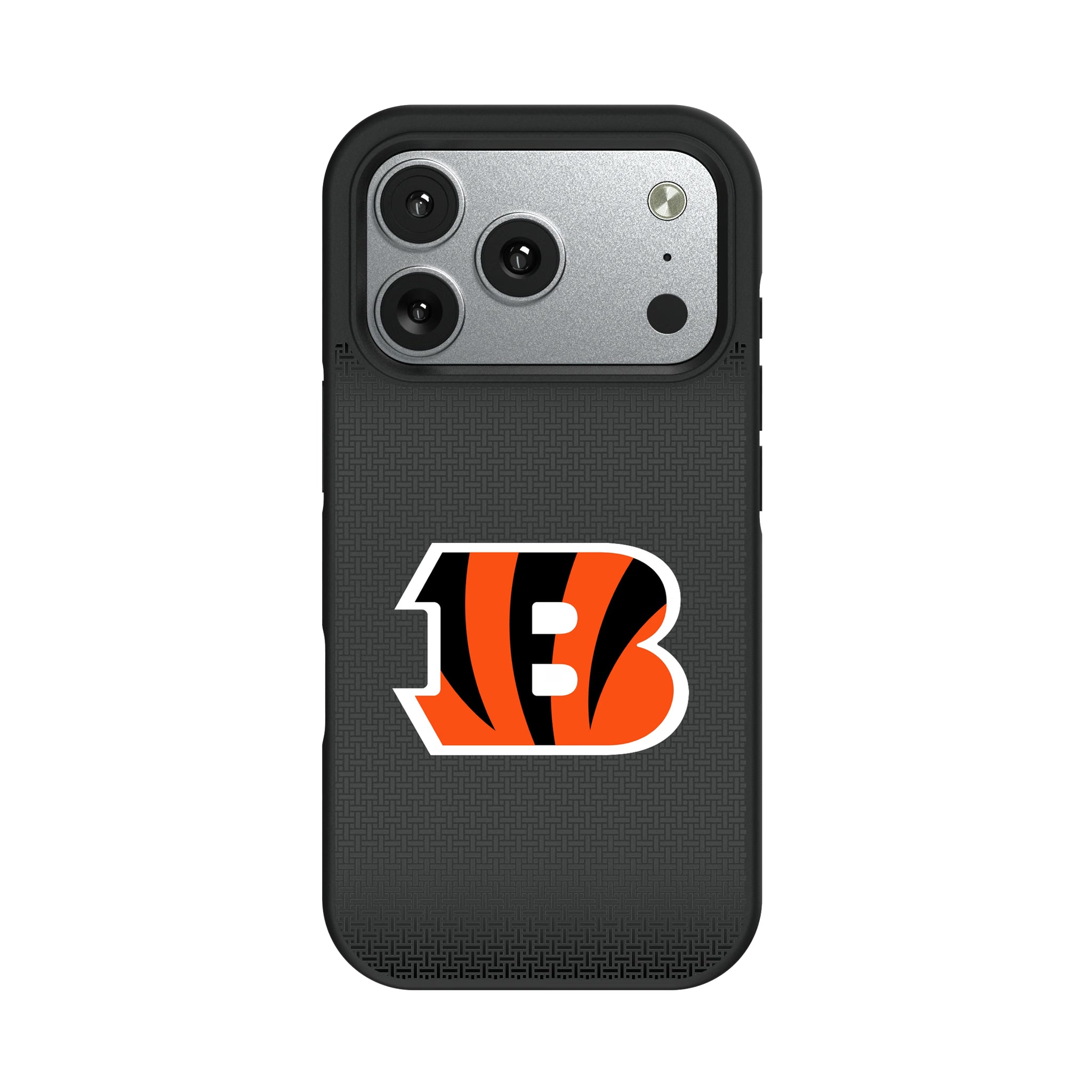 Cincinnati Bengals Linen iPhone Bump Phone Case for Apple iPhone#Device_iPhone 17 Pro