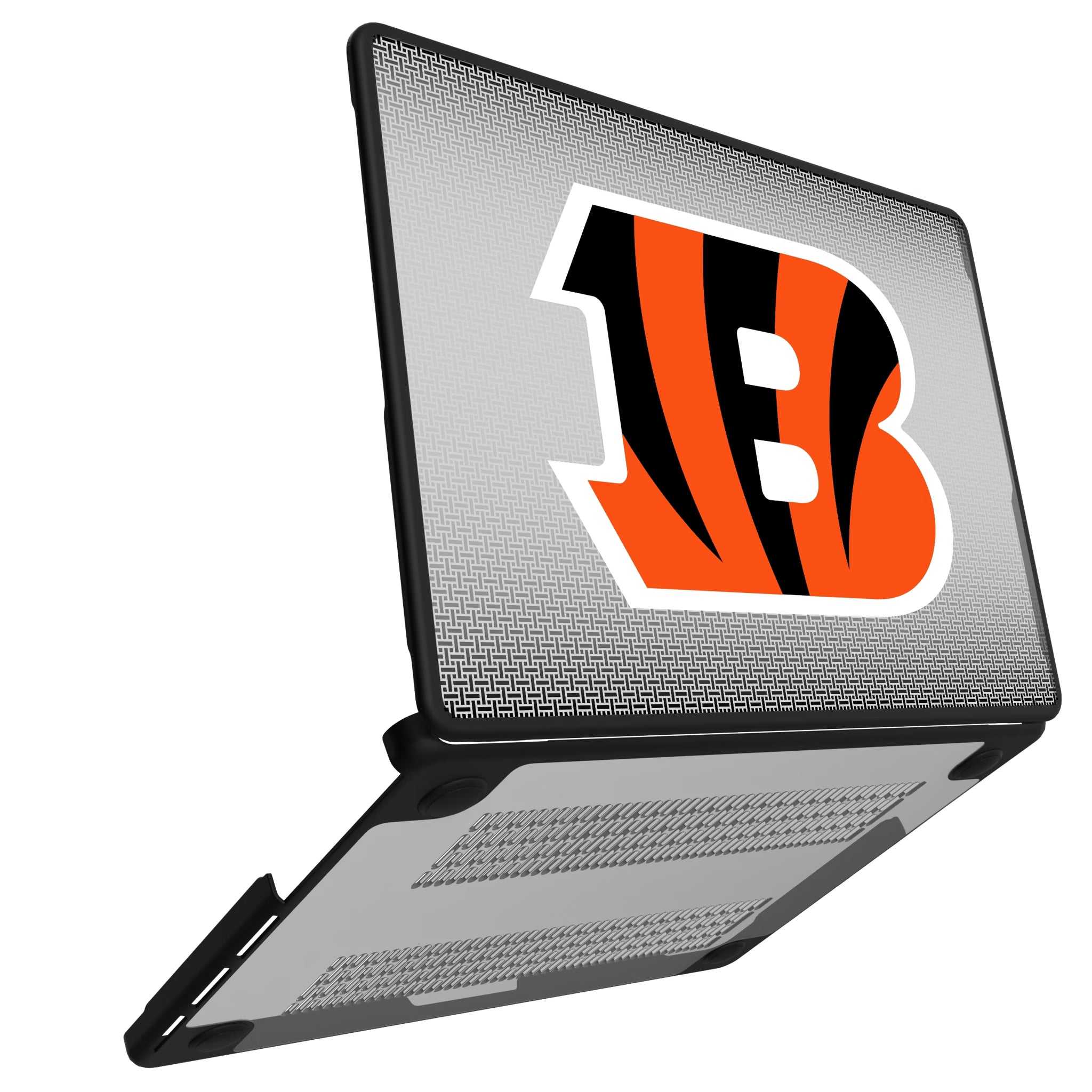 Cincinnati Bengals Linen MacBook Laptop Case for Apple MacBook#Device_MacBook Pro (14-inch, 2021) / MacBook Pro (14-inch, 2023) / MacBook Pro (14-inch, 2024)