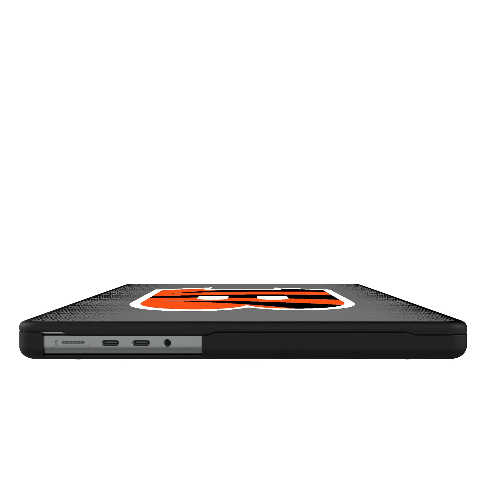 Cincinnati Bengals Linen MacBook Laptop Case for Apple MacBook#Device_MacBook Pro (14-inch, 2021) / MacBook Pro (14-inch, 2023) / MacBook Pro (14-inch, 2024)