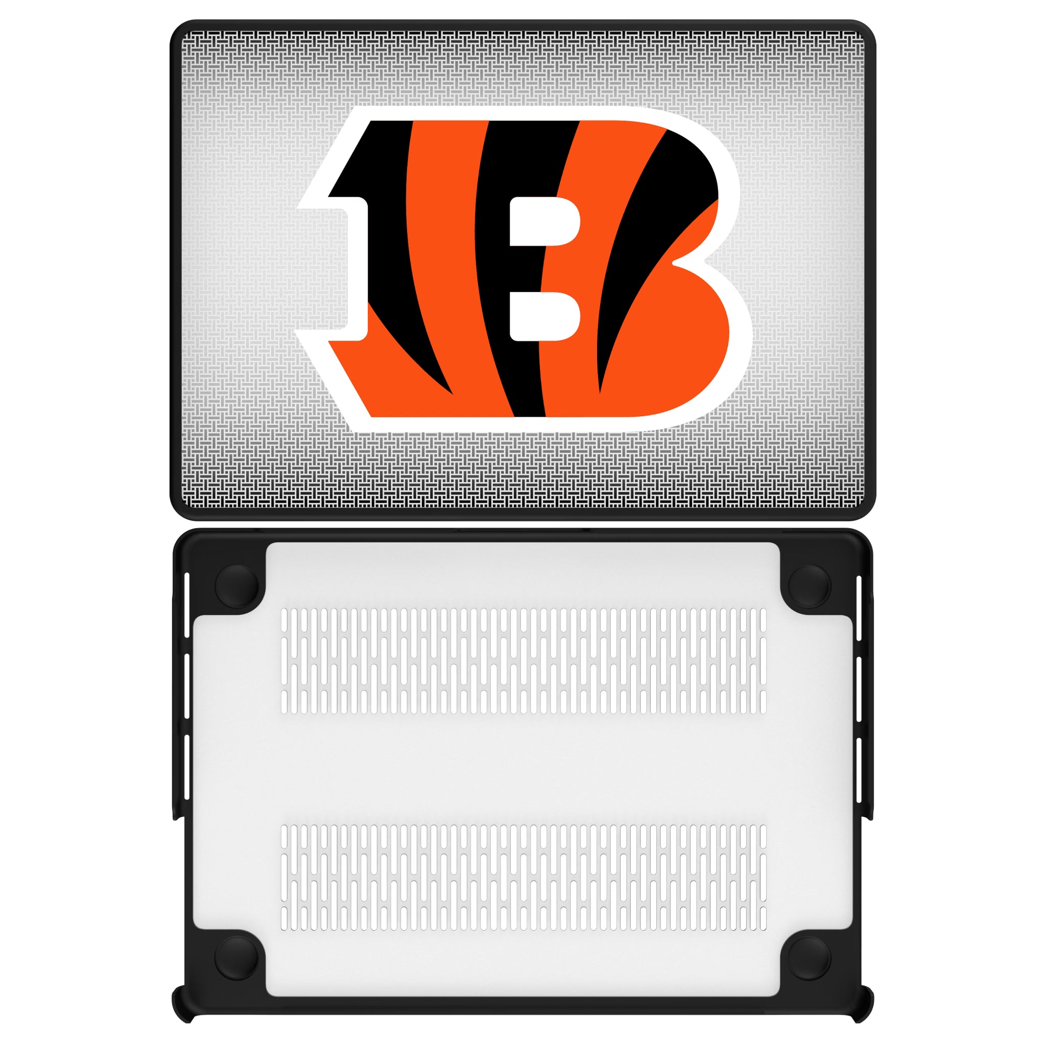 Cincinnati Bengals Linen MacBook Laptop Case for Apple MacBook#Device_MacBook Pro (14-inch, 2021) / MacBook Pro (14-inch, 2023) / MacBook Pro (14-inch, 2024)