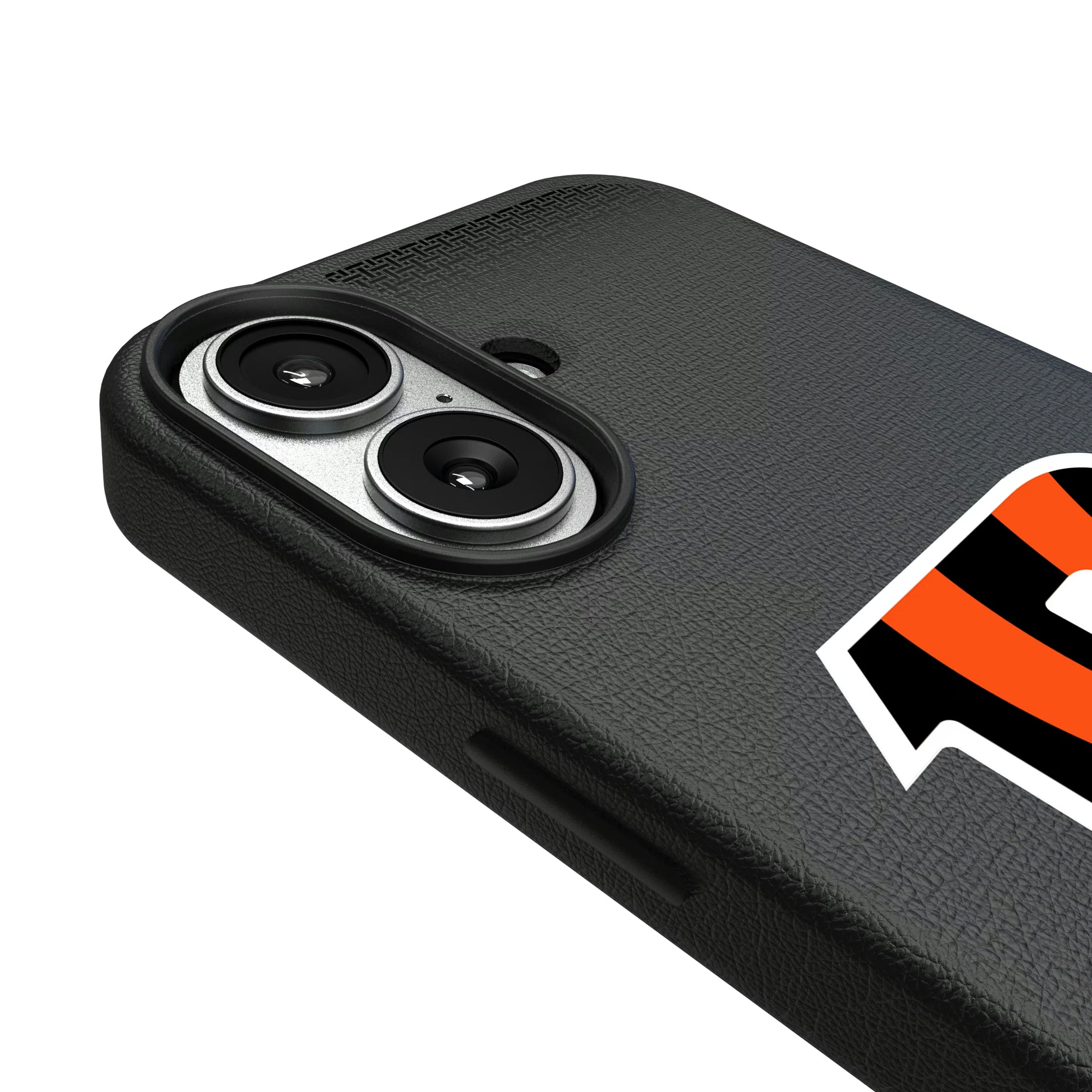 Cincinnati Bengals Linen iPhone MagSafe Compatible Phone Case for Apple iPhone - Detail#Device_iPhone 17