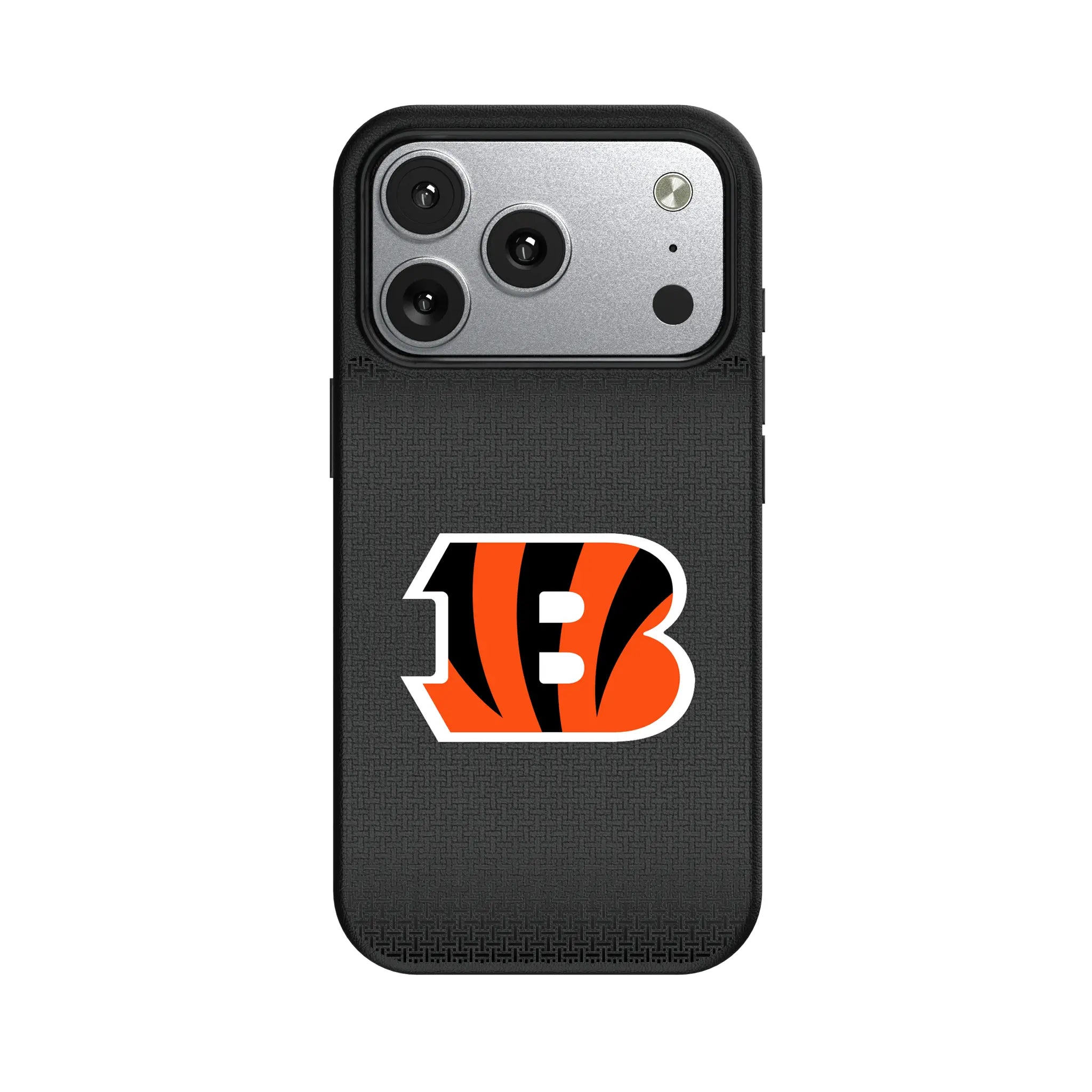 Cincinnati Bengals Linen iPhone MagSafe Compatible Phone Case for Apple iPhone#Device_iPhone 17 Pro