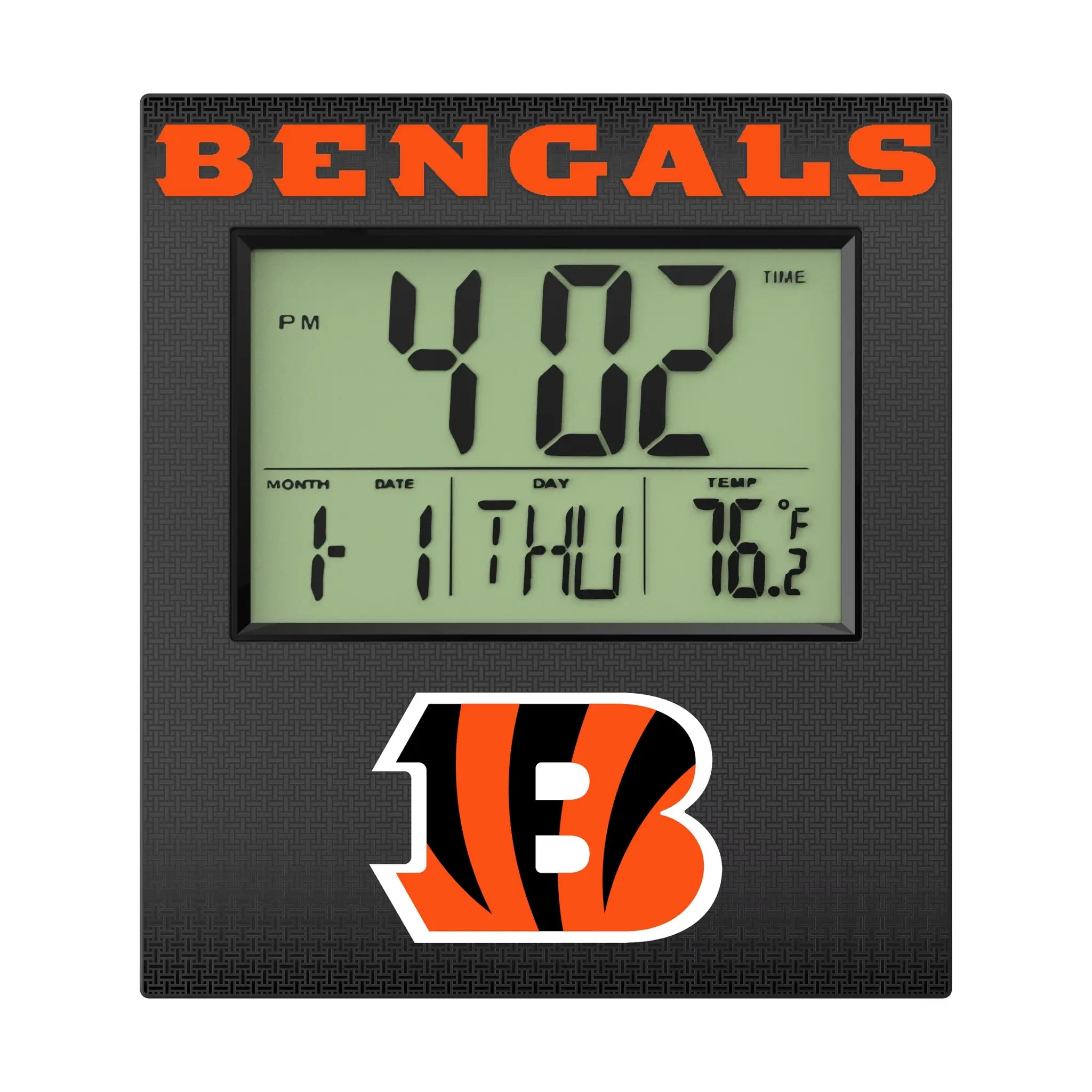 Cincinnati Bengals Linen Wall Clock