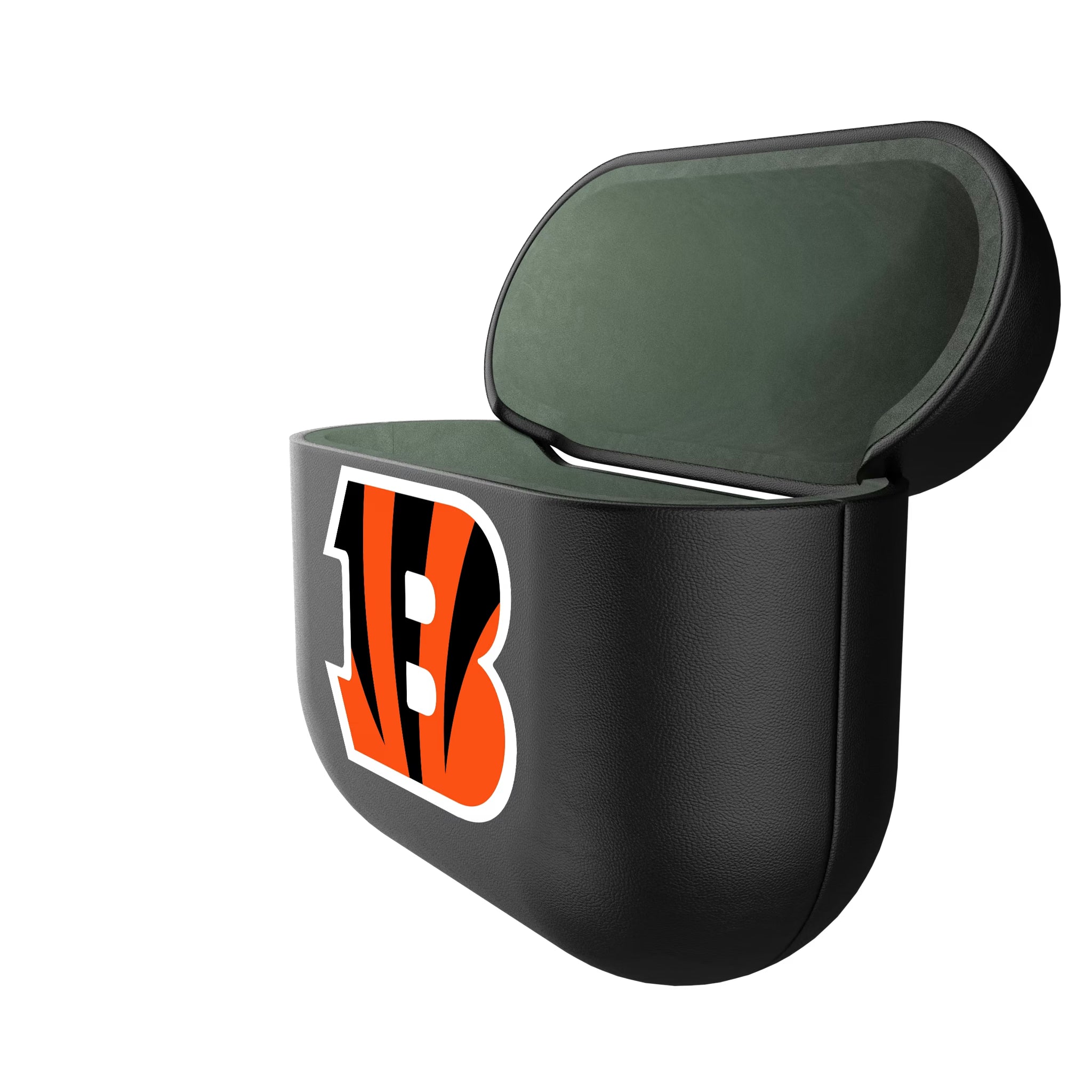 Cincinnati Bengals Personalized Insignia AirPods AirPod Case Cover - Isometric View#Device_AirPods 3rd Gen