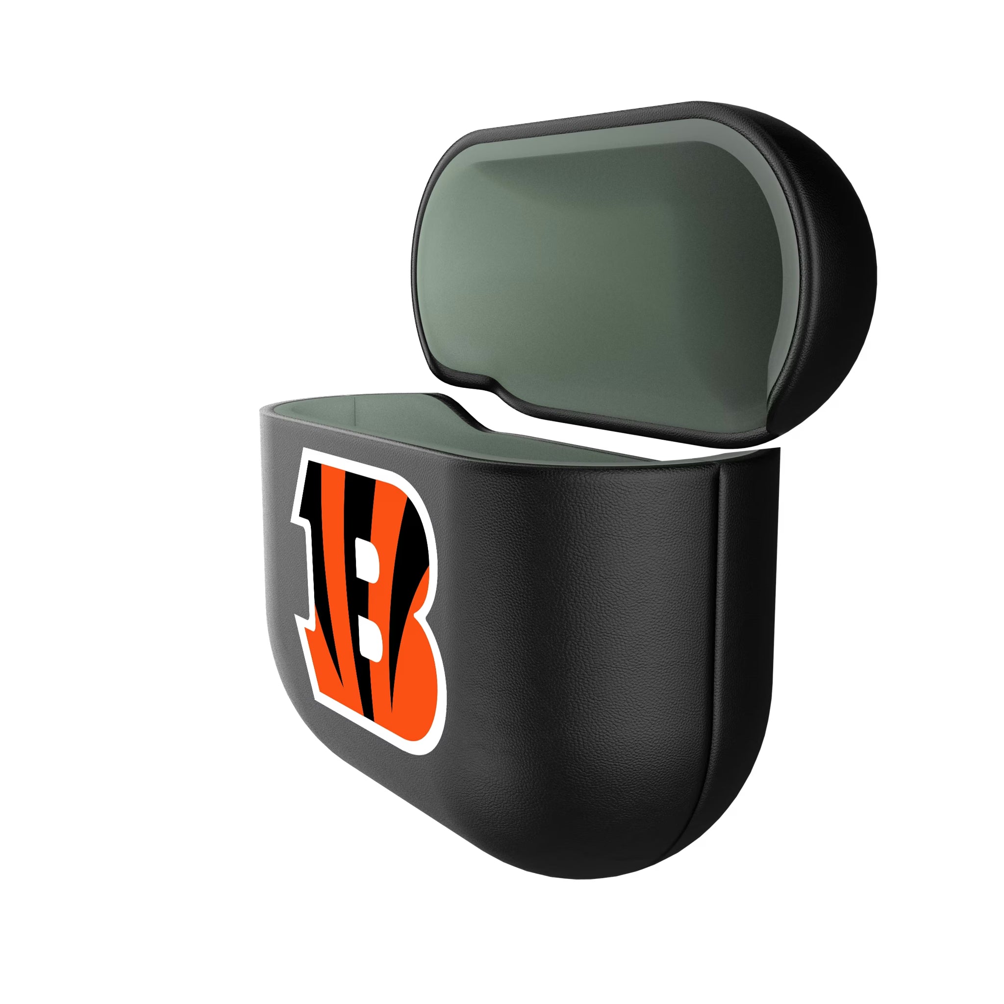 Cincinnati Bengals Personalized Insignia AirPods AirPod Case Cover - Isometric View#Device_AirPods 4